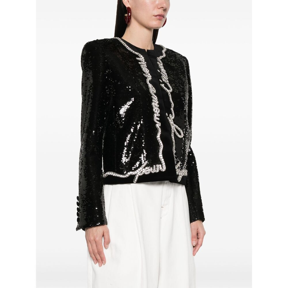 Balmain Black Jackets - Blazers Women - 4