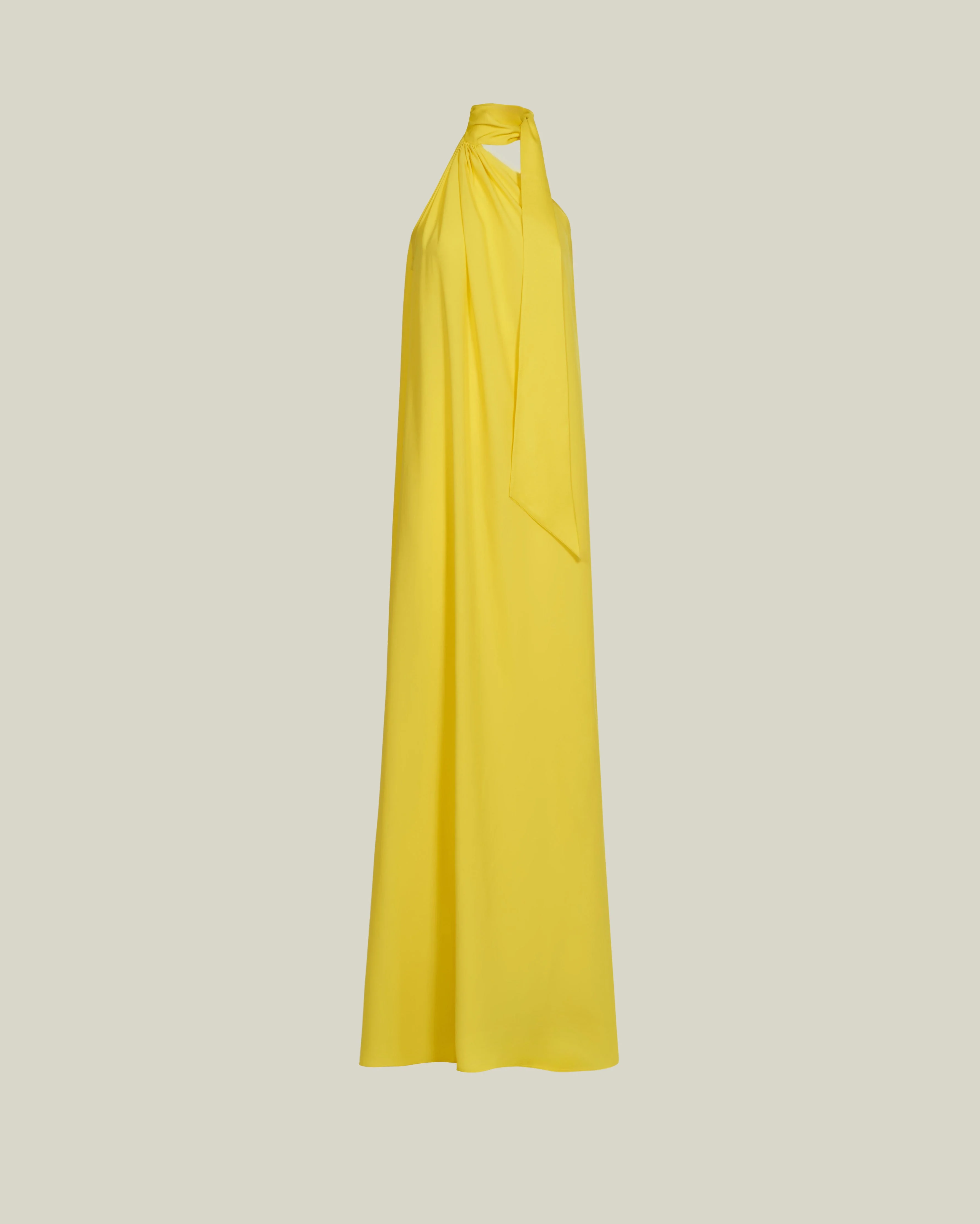 Astor Dress in Acid Yellow - 1