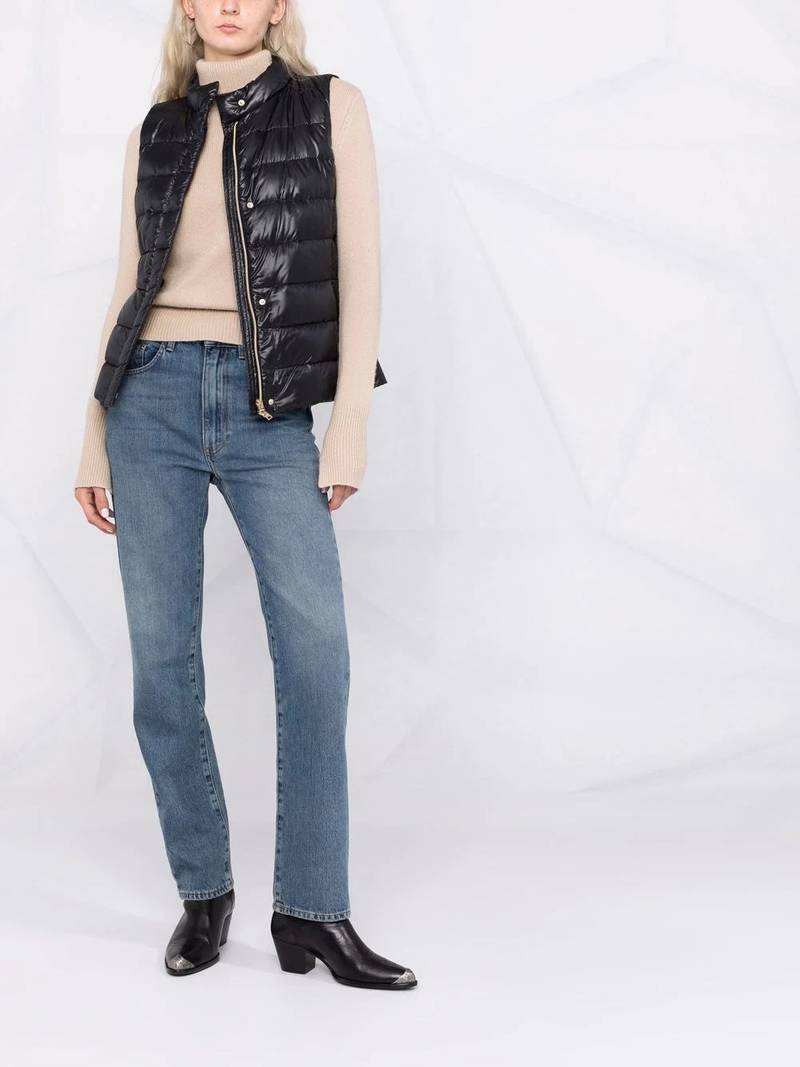 Herno padded zip-up gilet outlook