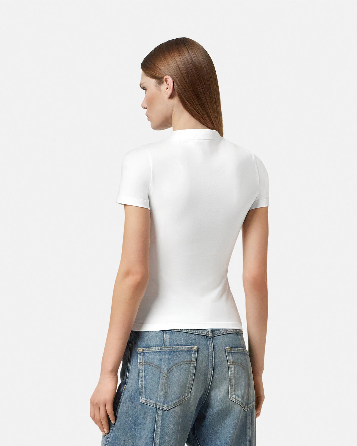 Crystal Logo Fitted T-Shirt - 5