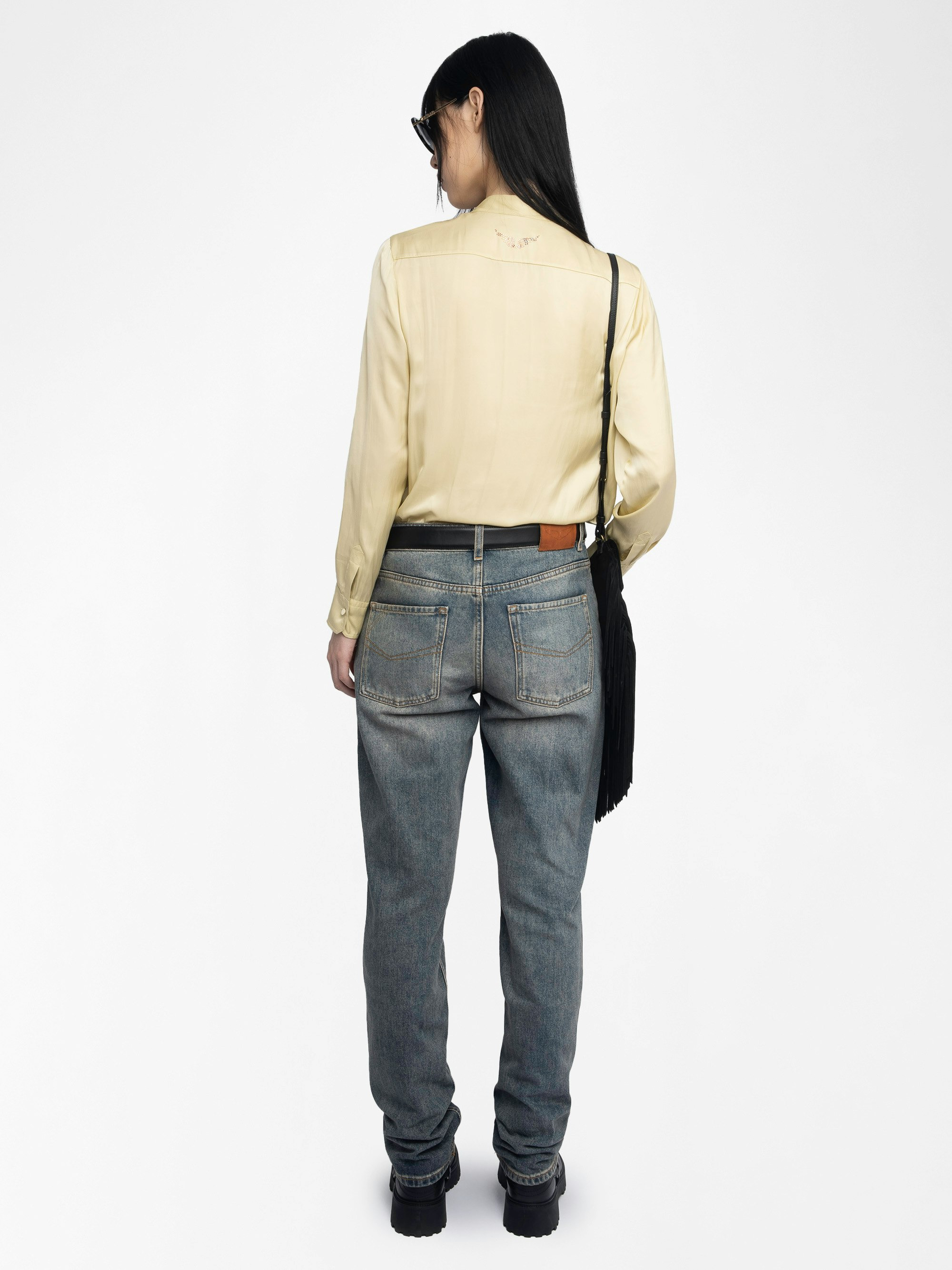 Tulba Satin Shirt - 6