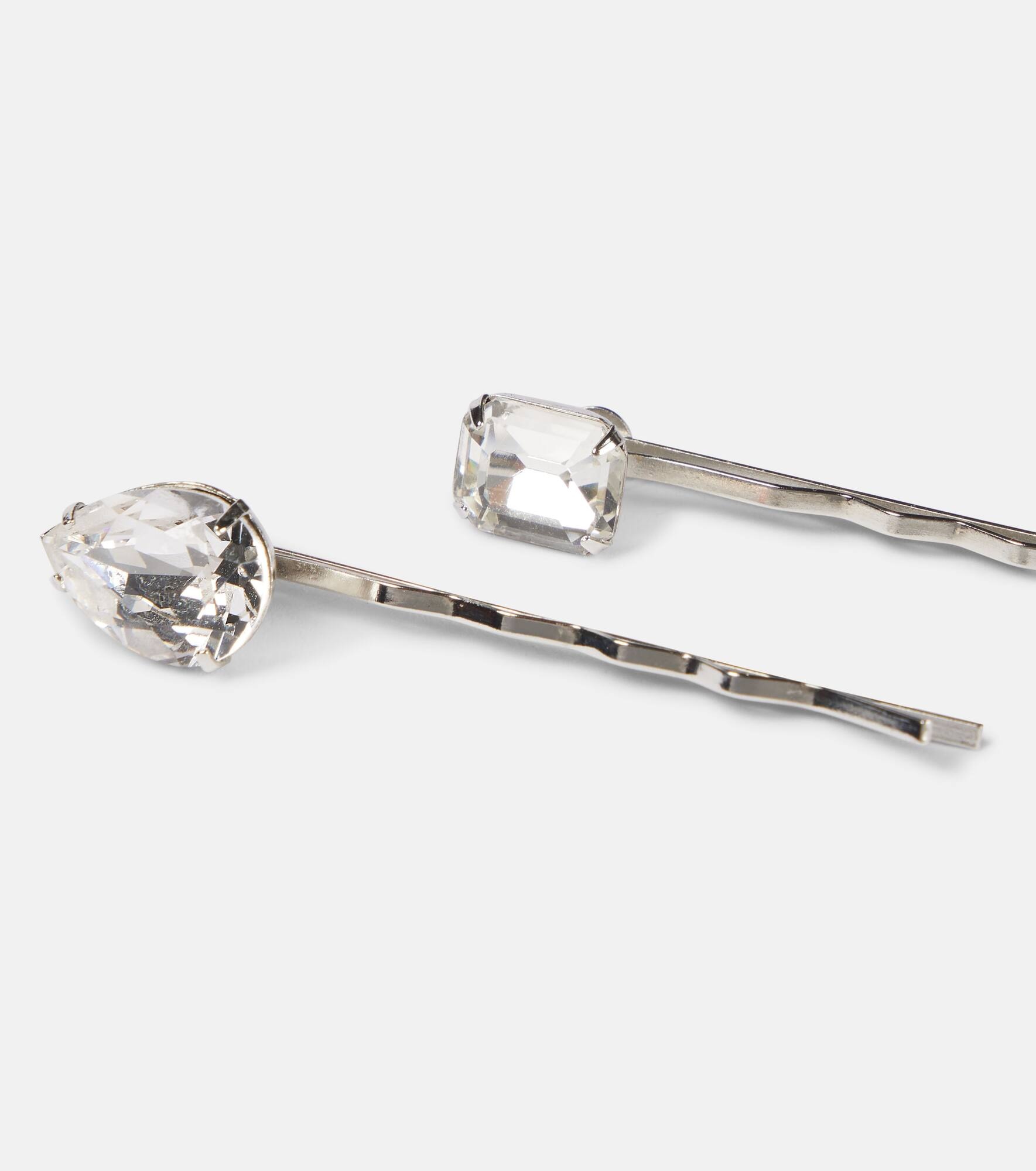 Raquel embellished set of 5 bobby pins - 3
