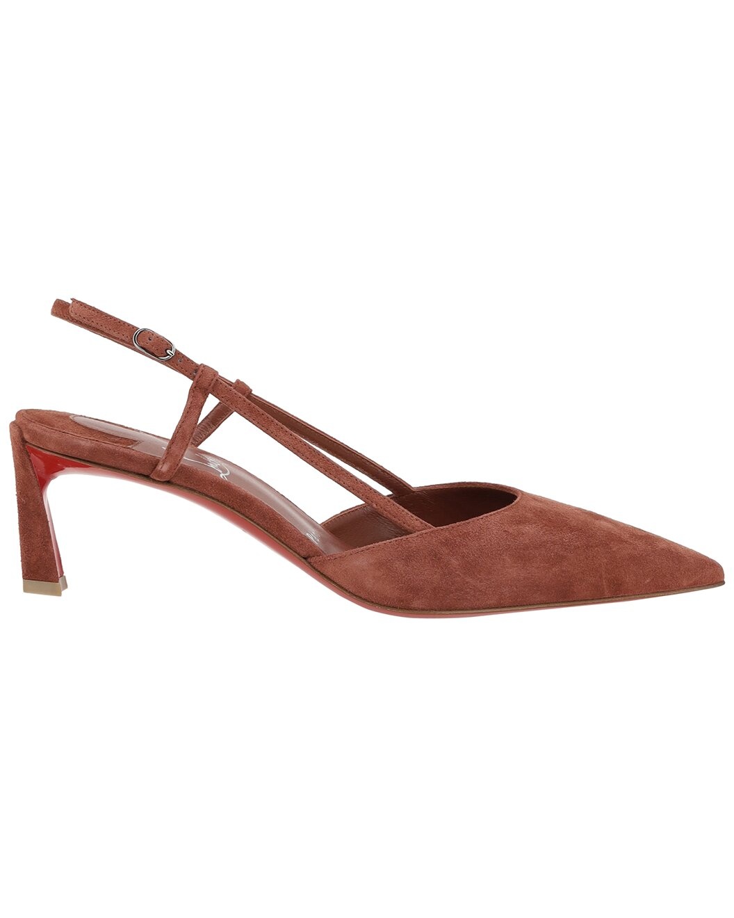 Christian Louboutin Condoroline 55 Suede Slingback Pump - 2