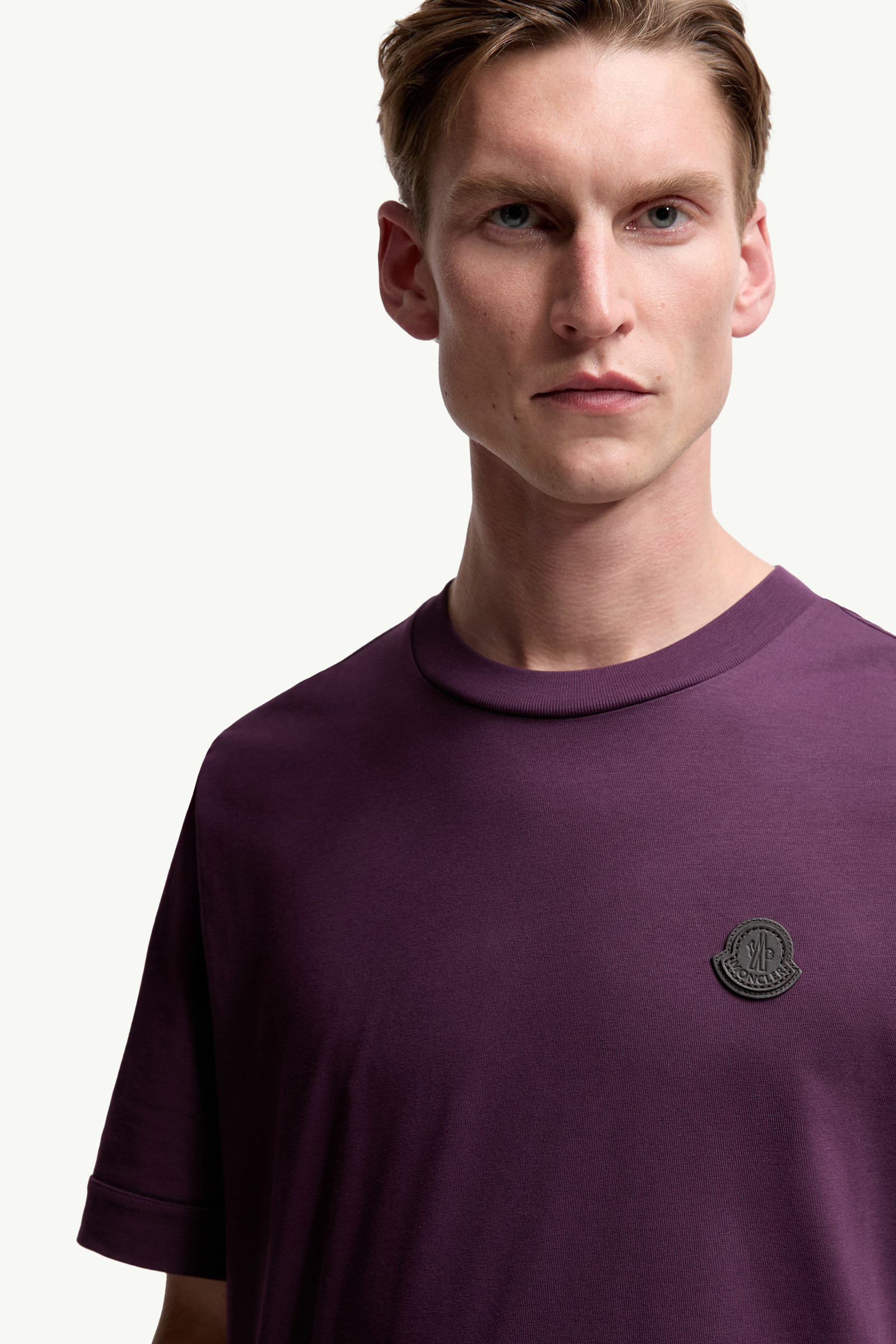 Logo Patch Cotton T-Shirt - 6