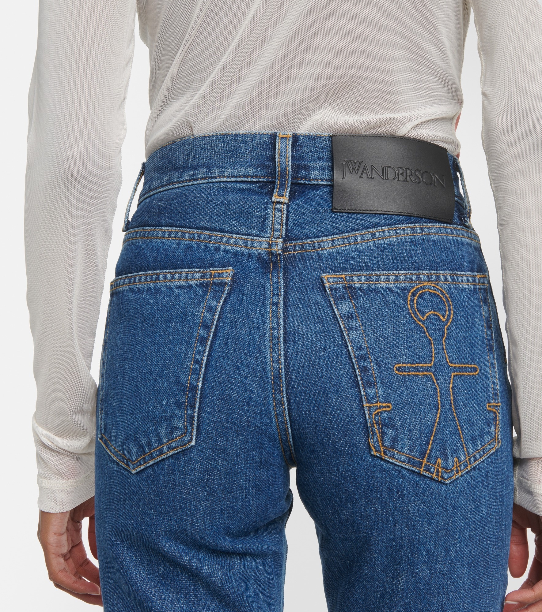 Distressed cropped jeans - 5