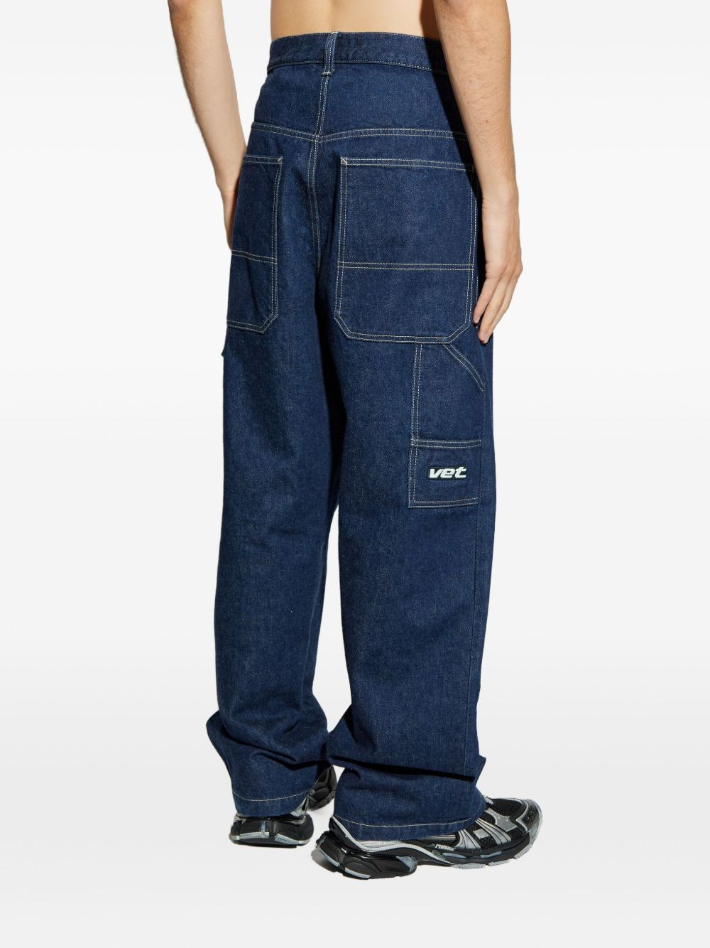 utility-pocket jeans - 4