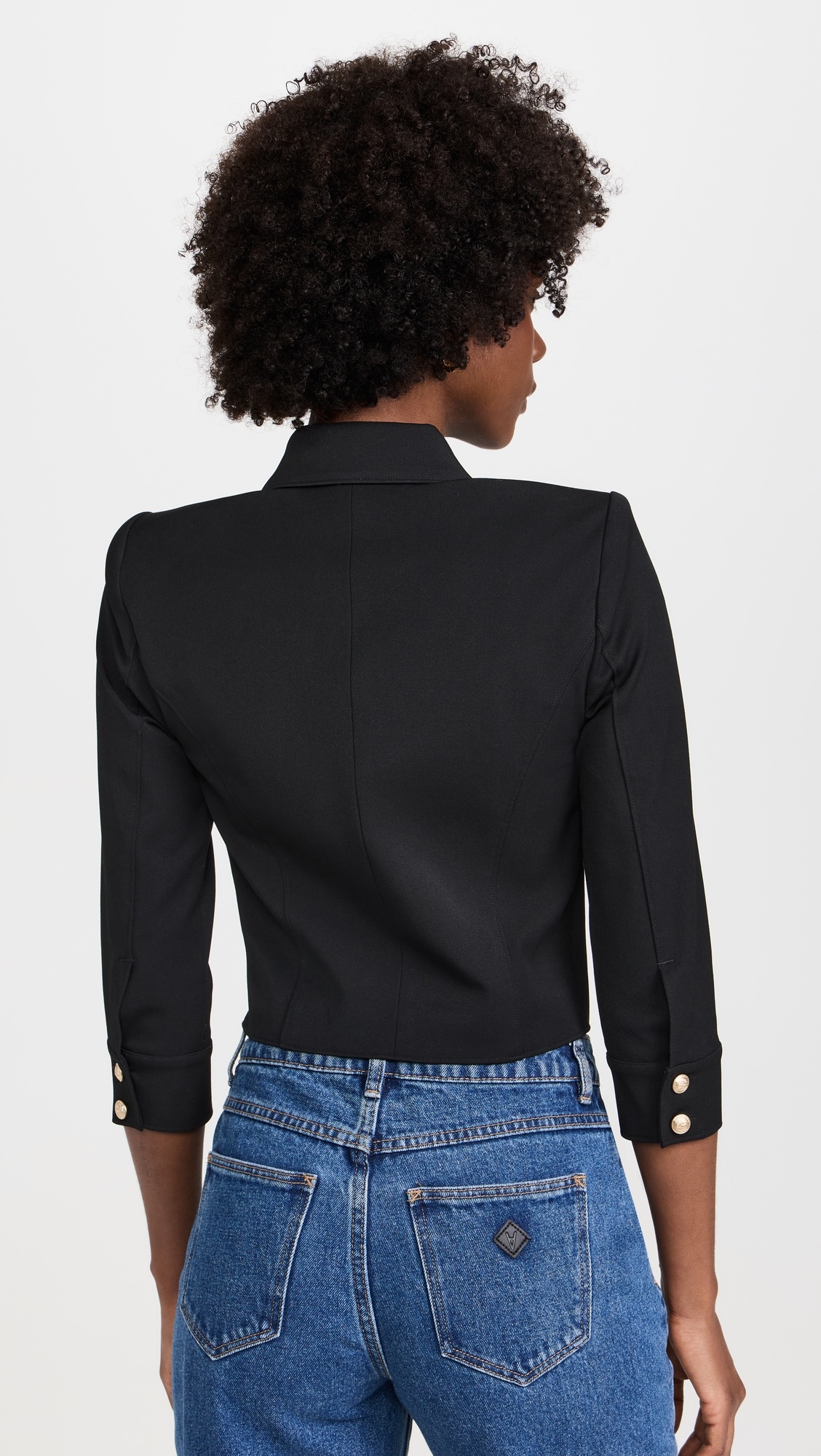 Kumi Croppd Fitted Jacket - 2