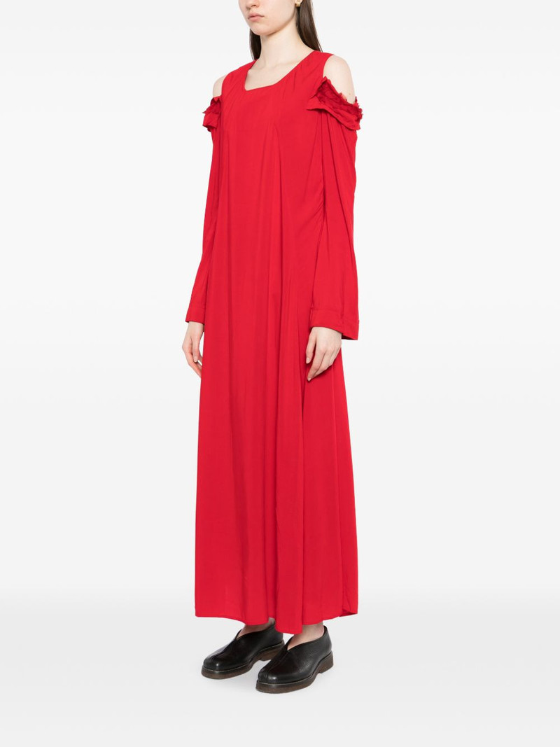 crushed-sleeves maxi dress 3