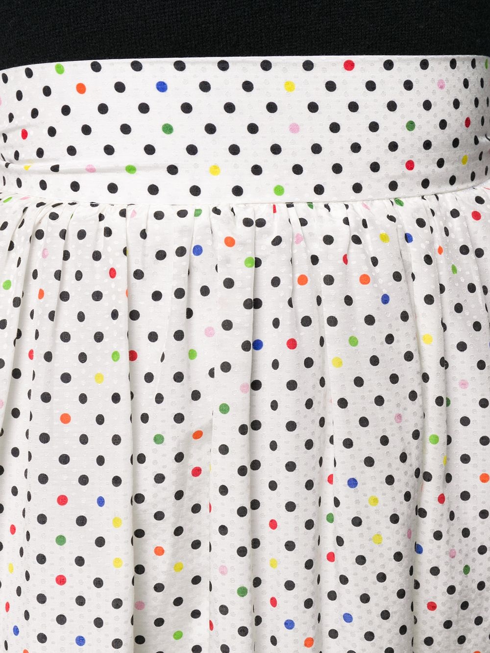 polka dot print pleated skirt - 5