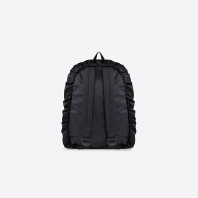 BALENCIAGA Men's Explorer Xxl Ruffles Backpack in Black outlook