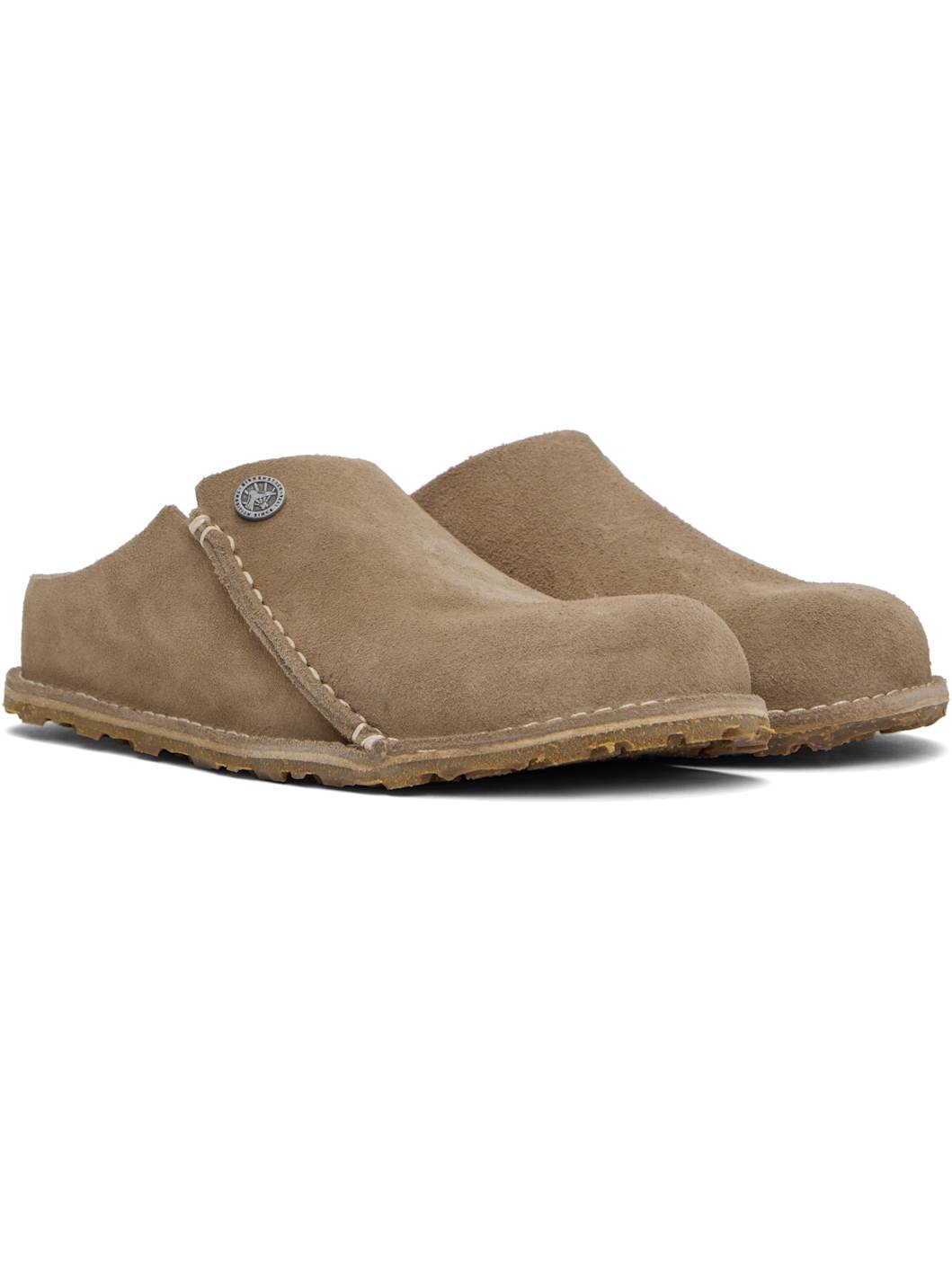 Beige Narrow Zermatt 365 Slip-on Loafers - 4