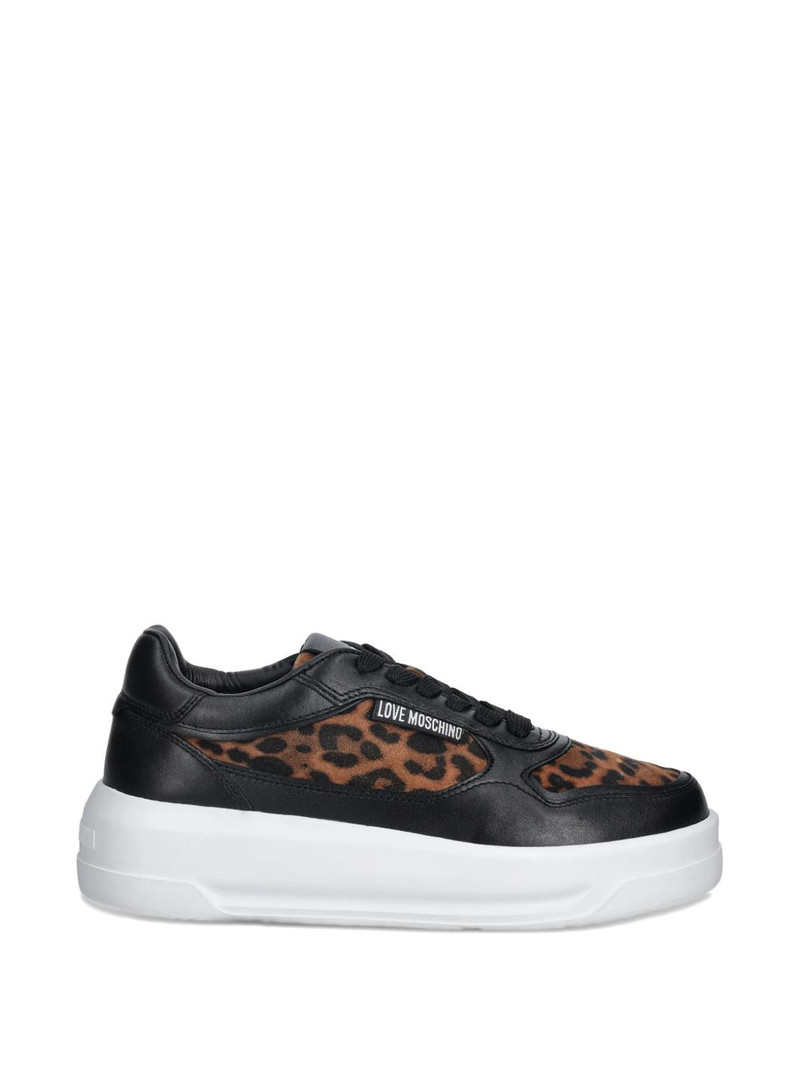 leopard-print sneakers 1