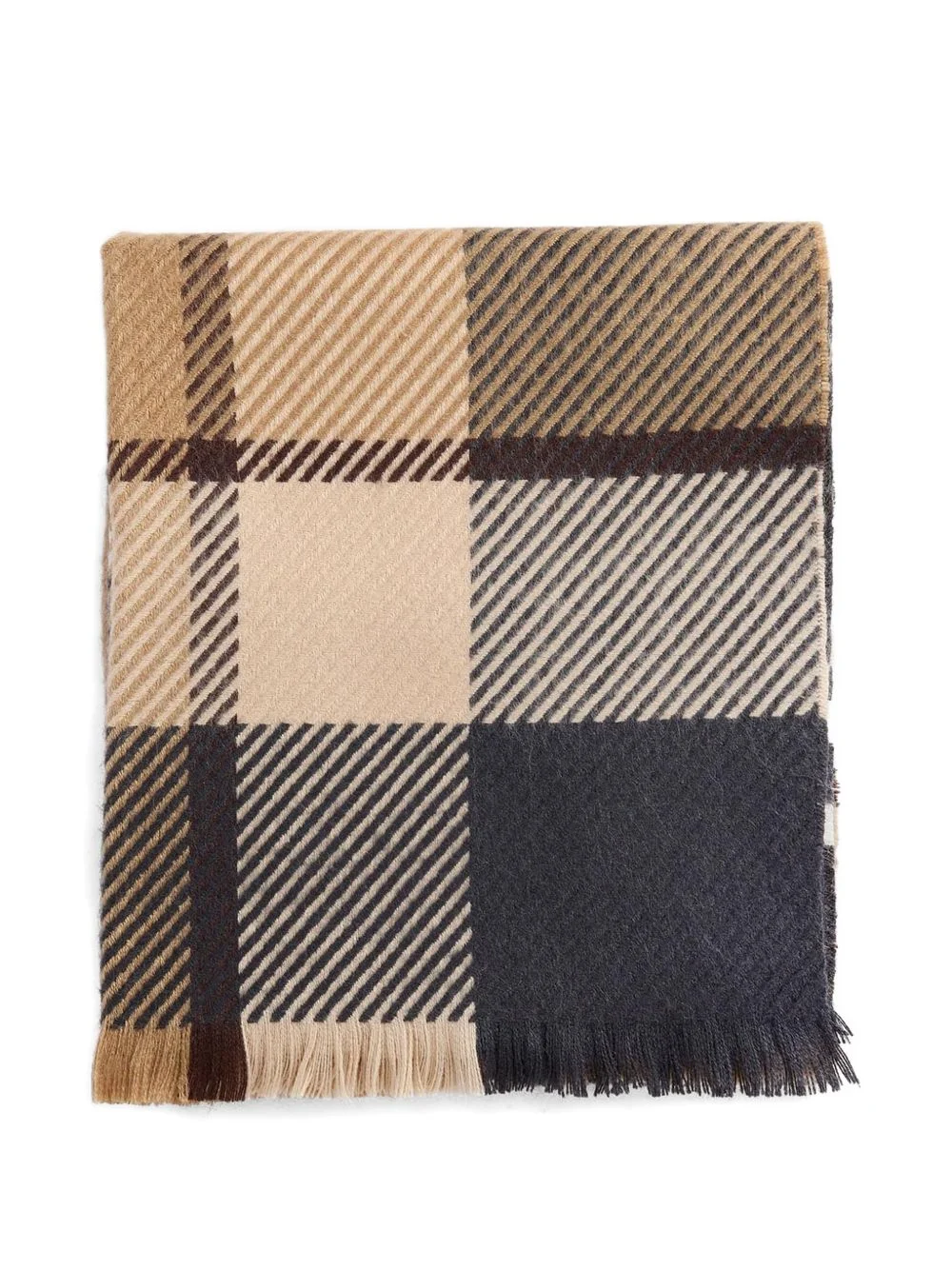 Blair tartan fringed scarf - 1