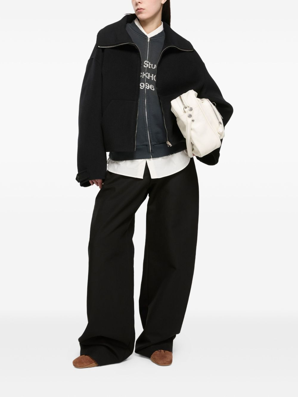 high-neck jacket - 2