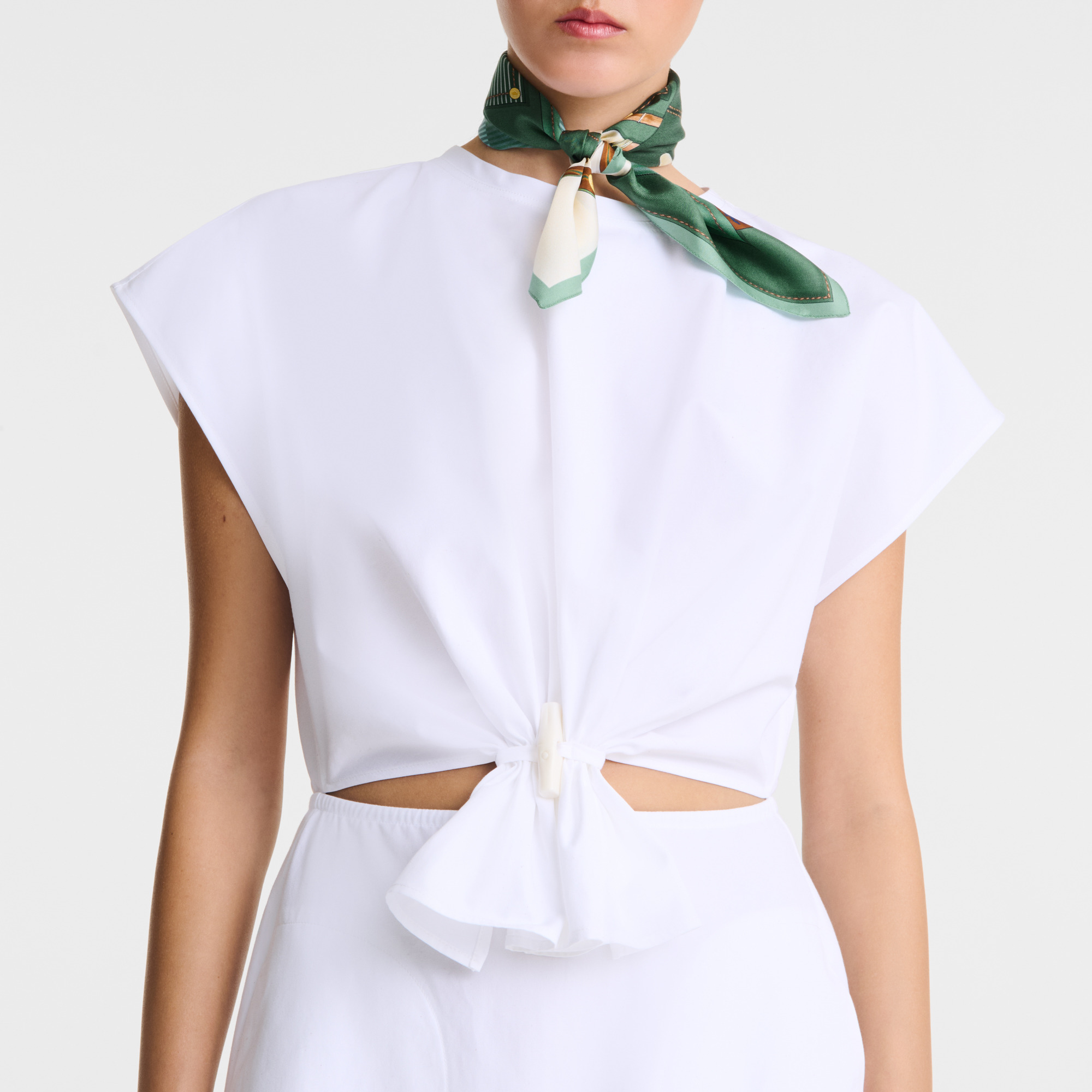 Dress White - Popelin - 5