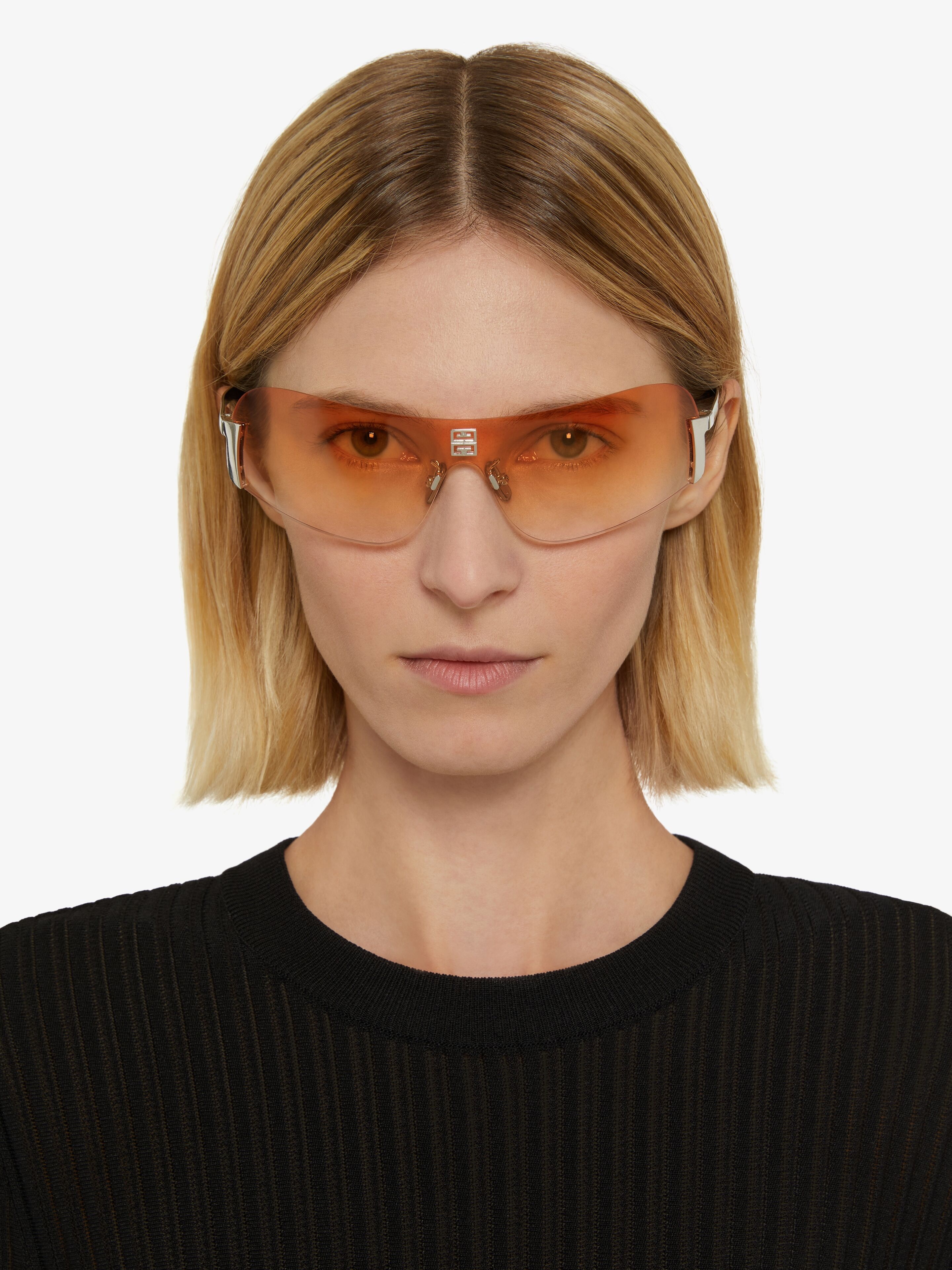 4G MASK UNISEX SUNGLASSES IN METAL - 3