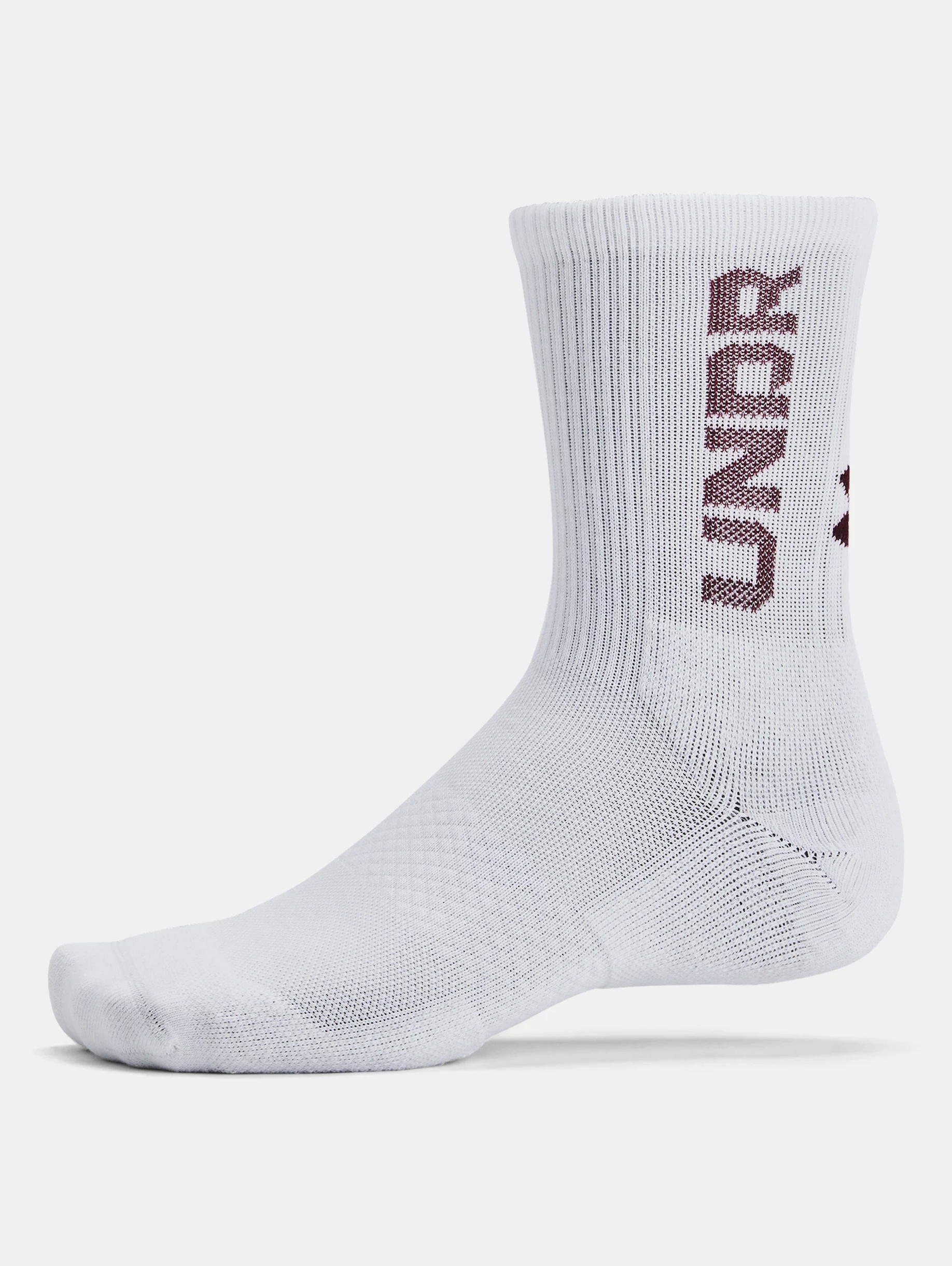 Unisex UA 3-Maker 3-Pack Mid-Crew Socks - 4