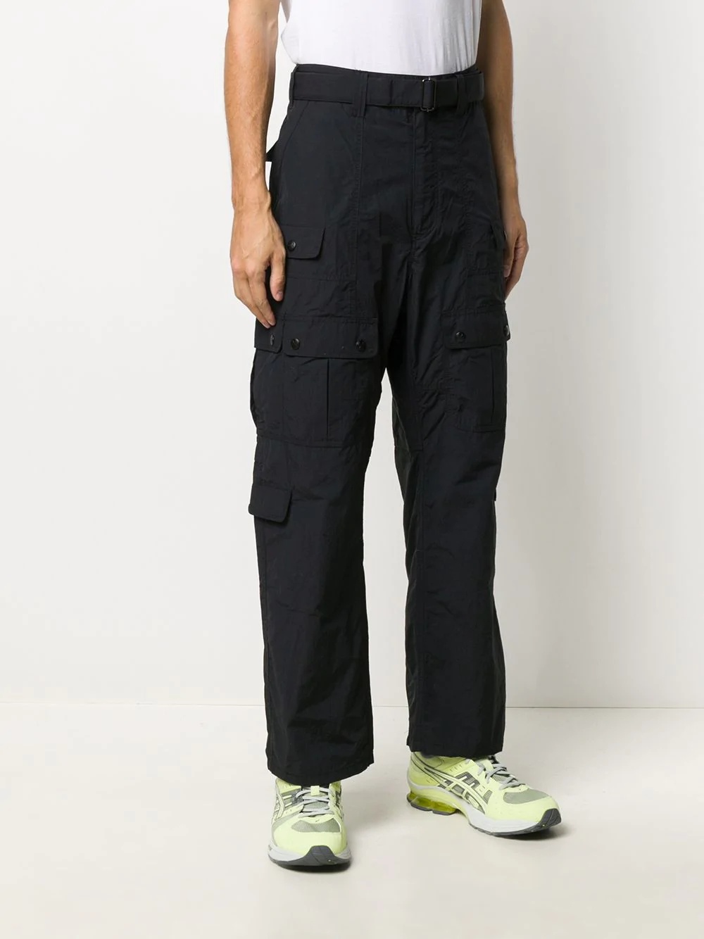 multi-pocket parachute trousers - 3