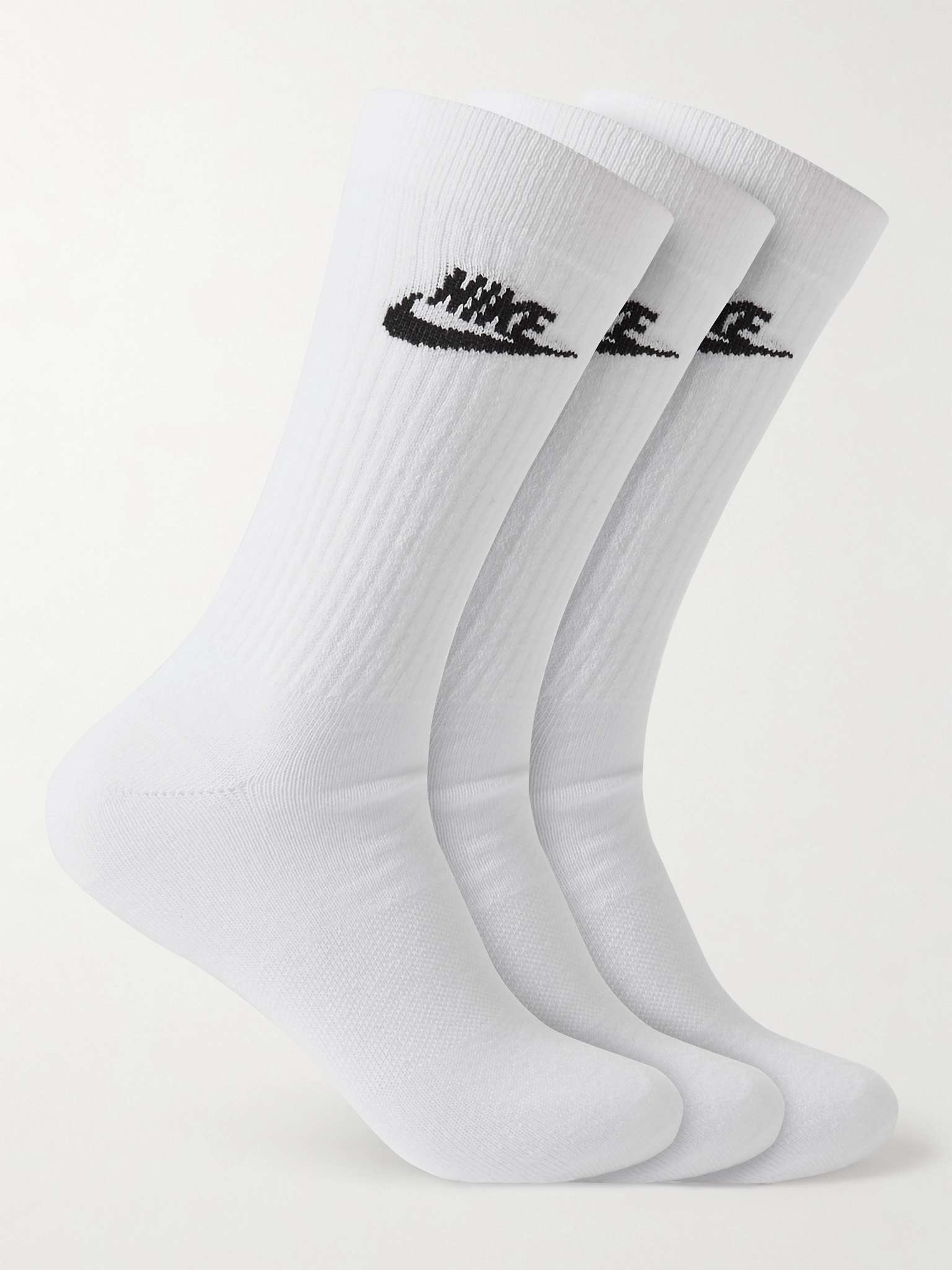 Three-Pack Nike Sportswear Everyday Essential Recycled Dri-FIT Socks - 1