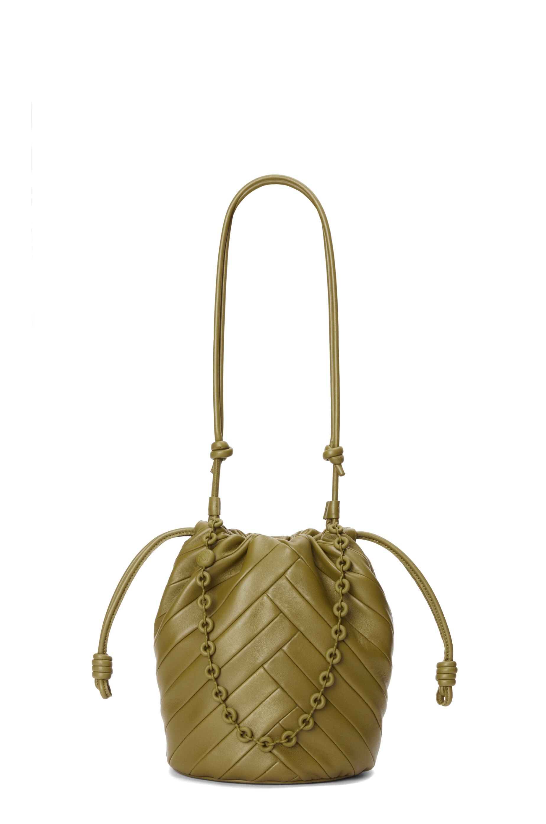 Flamenco Purse Bucket bag in mellow nappa lambskin - 8