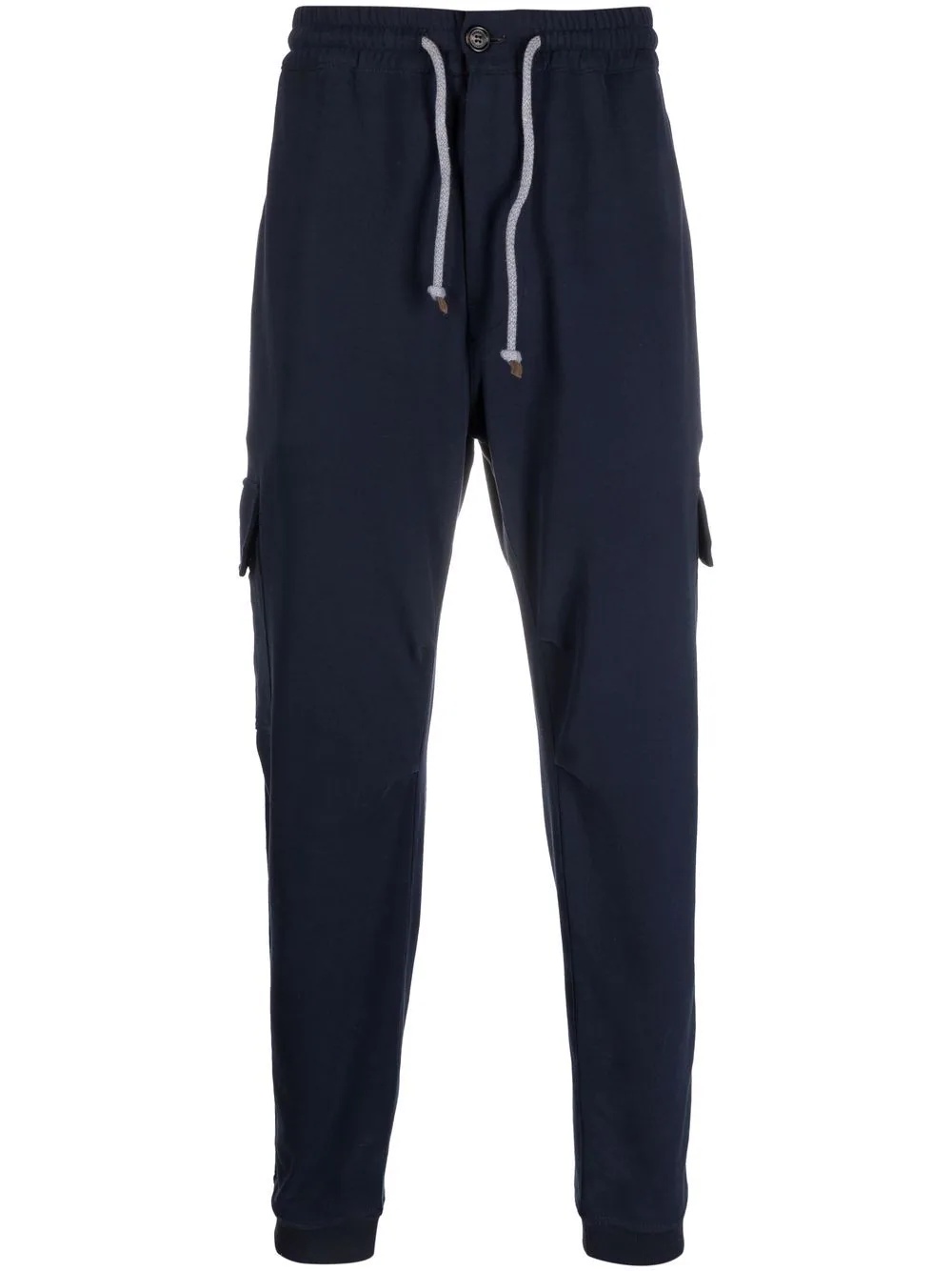 drawstring-fastening waist track pants - 1