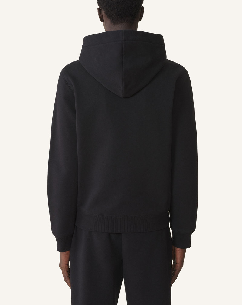 LANVIN SHEARLING COTTON HOODIE 4