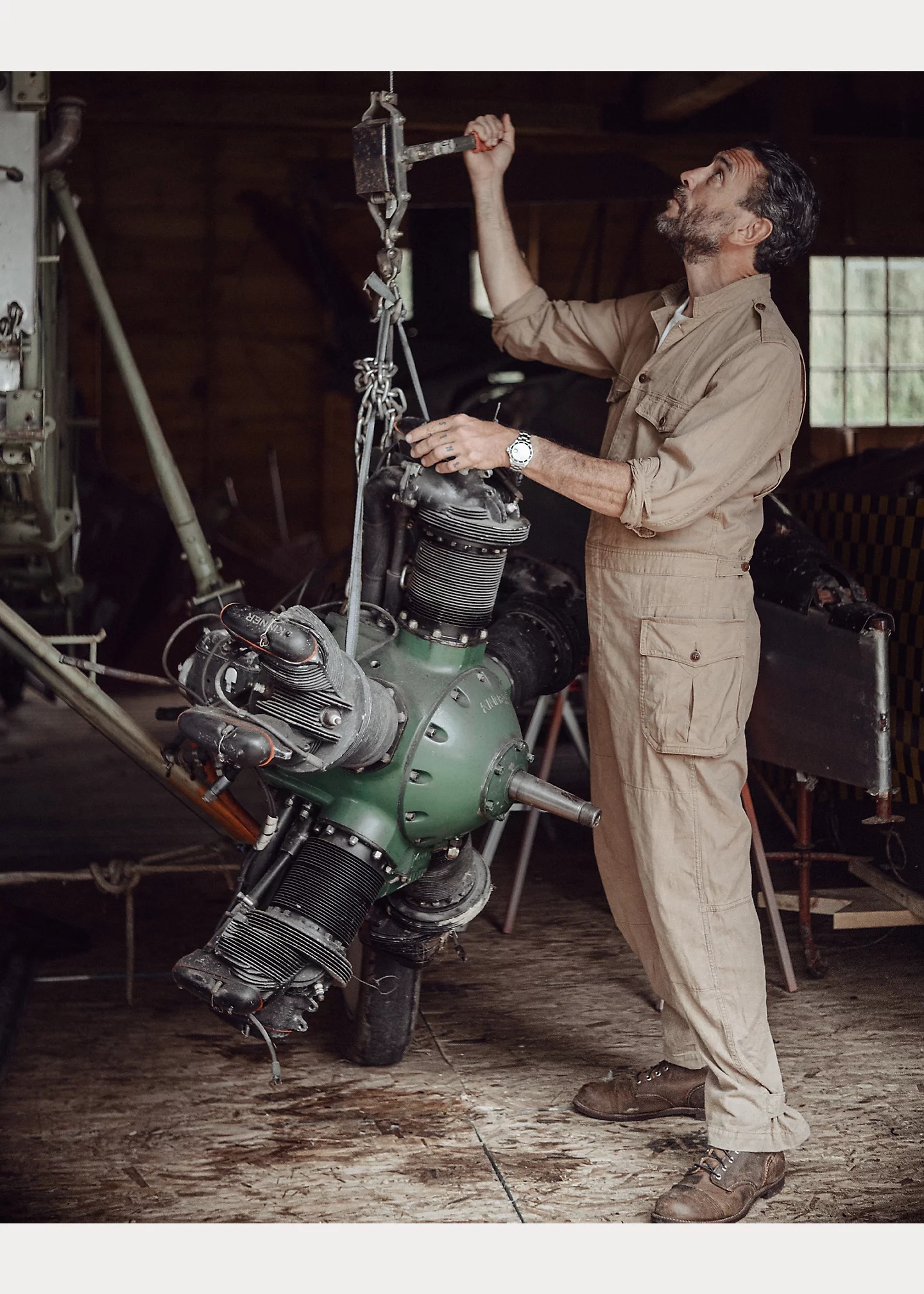 Dobby Flight Coverall - 7