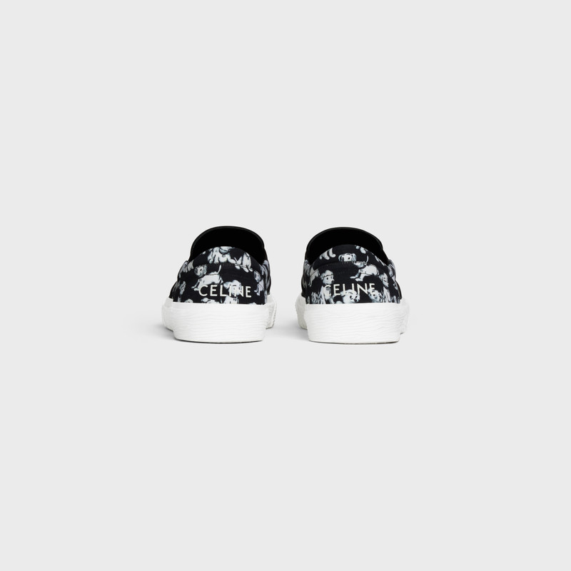 CELINE CELINE ELLIOT SLIP-ON in "BRAIN ON 2020" PRINTED CANVAS outlook