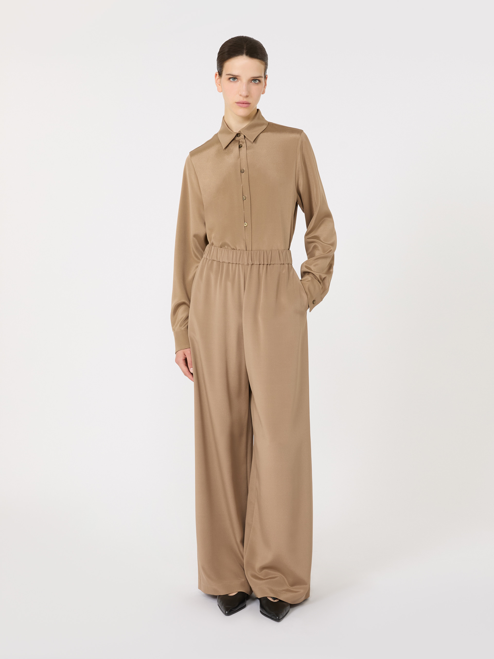 AVION Stretch silk cady shirt - 2