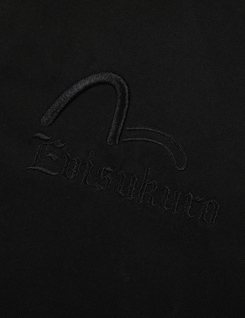 Metallic Seagull and Logo Print Relax Fit Oxford Shirt 11