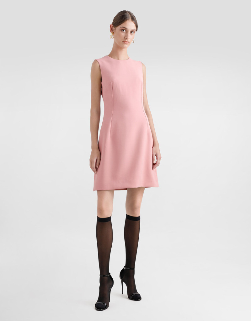 Dolce & Gabbana Wool crepe midi fit-and-flare dress outlook