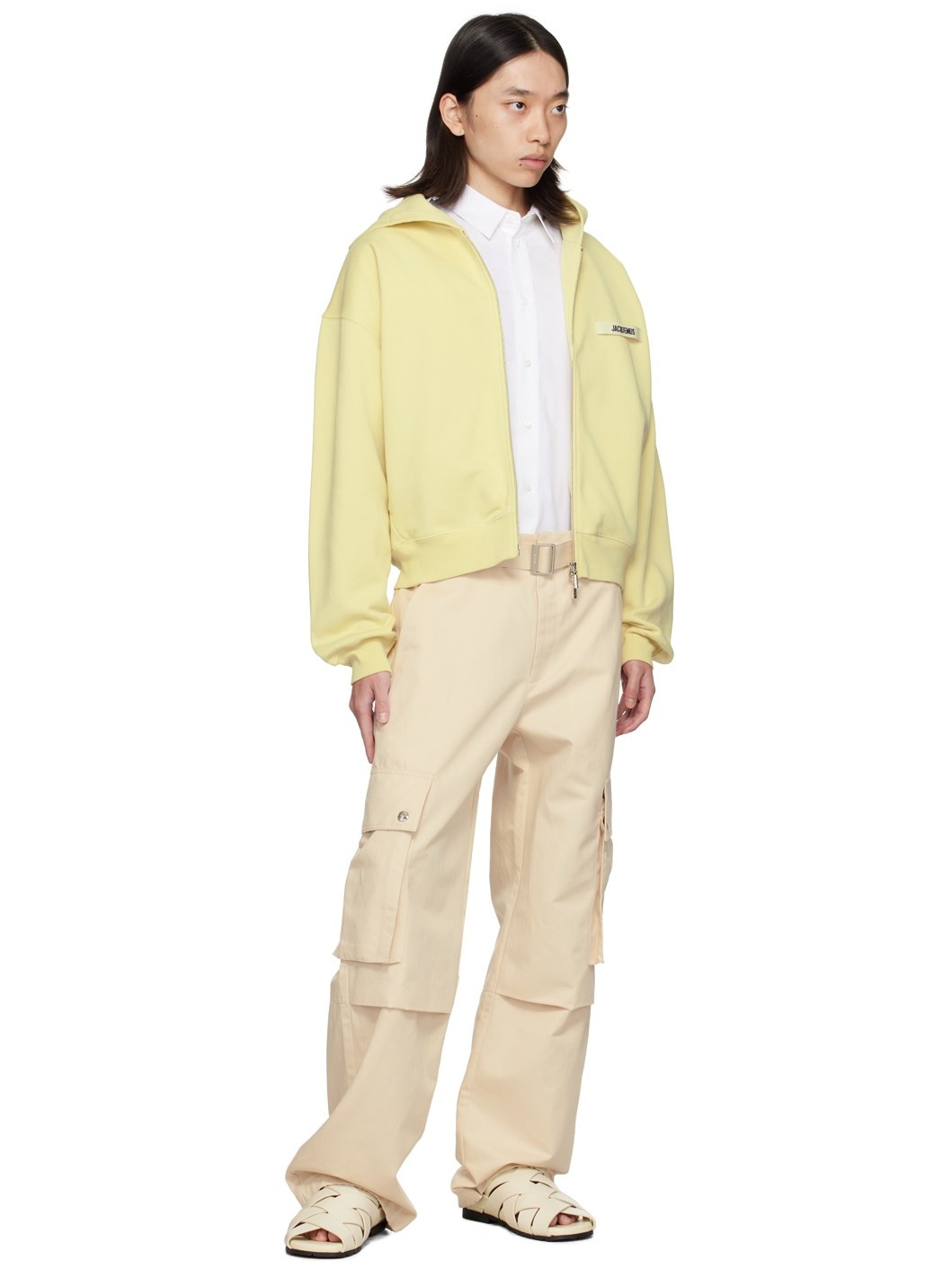 Beige La Casa 'Le cargo' Cargo Pants - 4