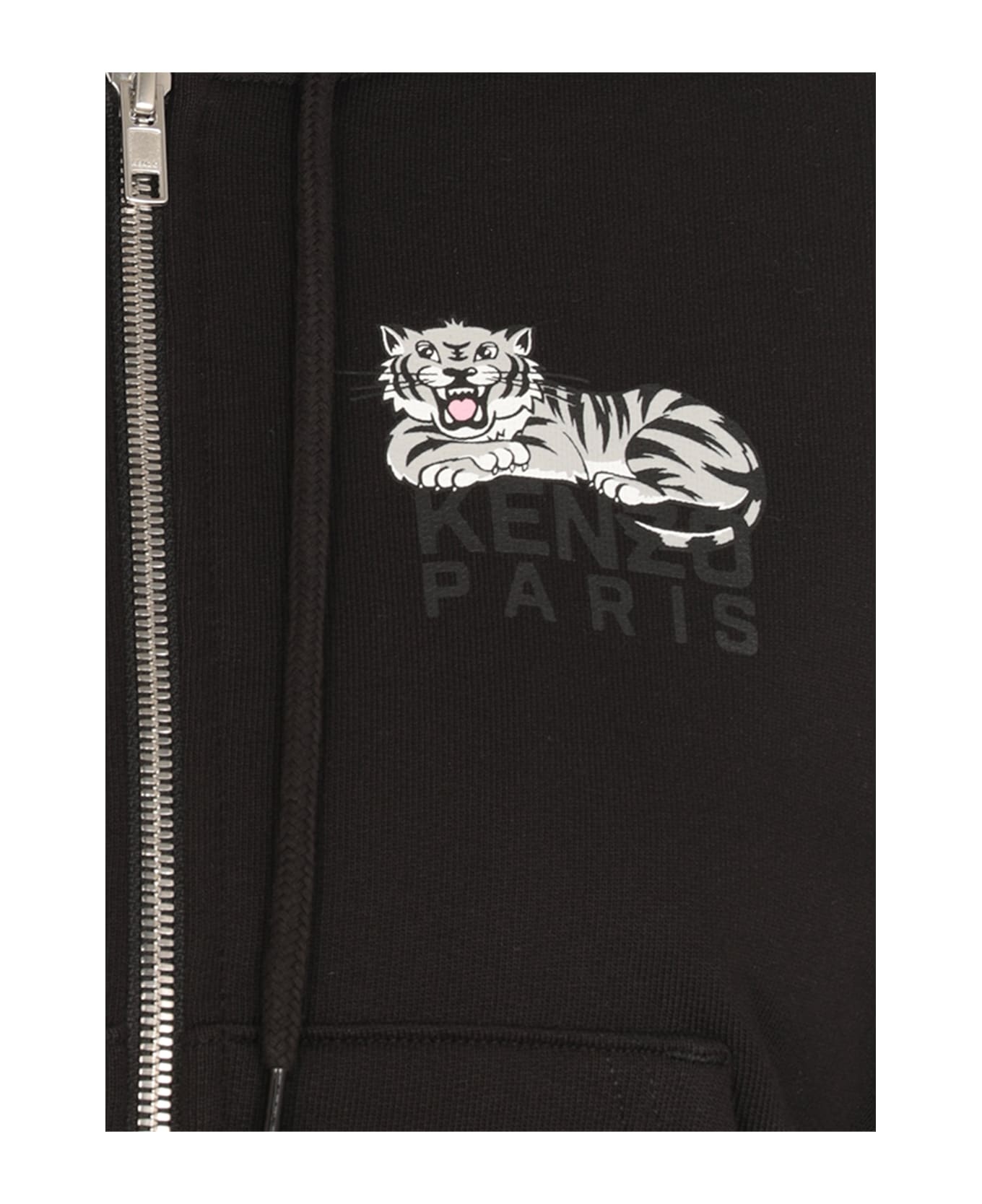 Happy Tiger Zipped Hoodie - 5