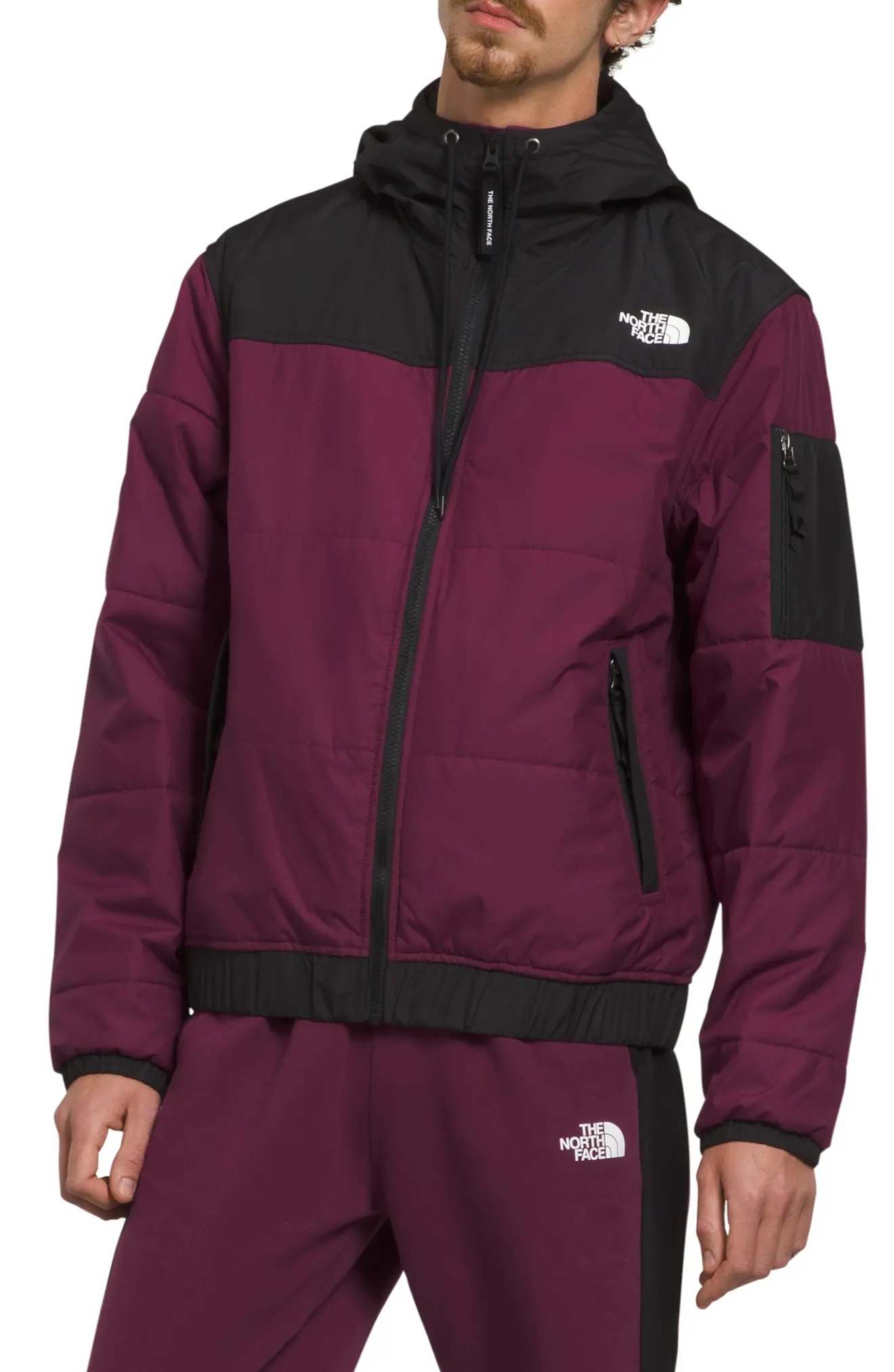 Highrail Water Repellent Jacket in Boysenberry/Tnf Black - 1