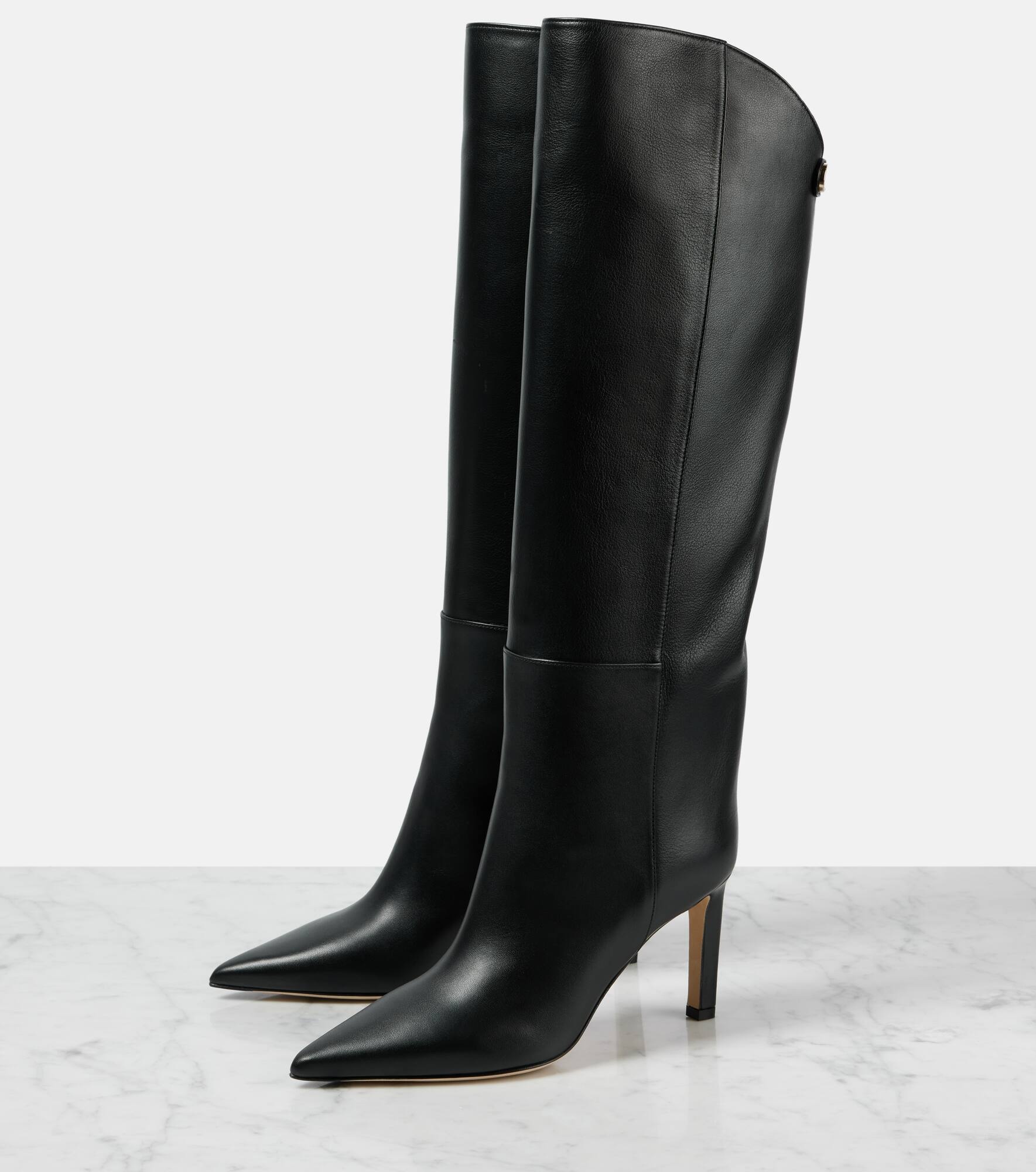 Alizze 85 leather knee-high boots - 4