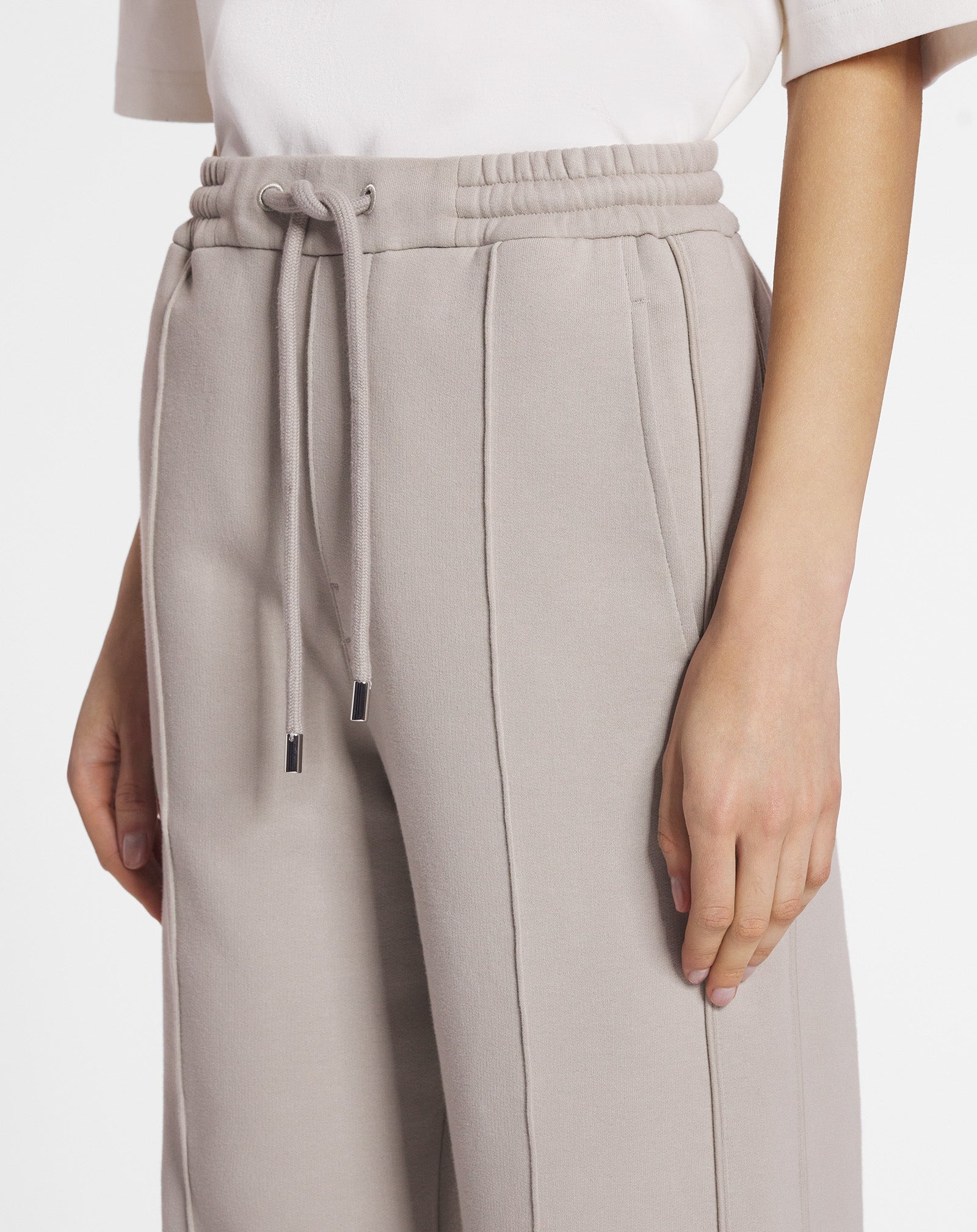 TRAINING PANTS WITH MOHAIR DETAIL - 5