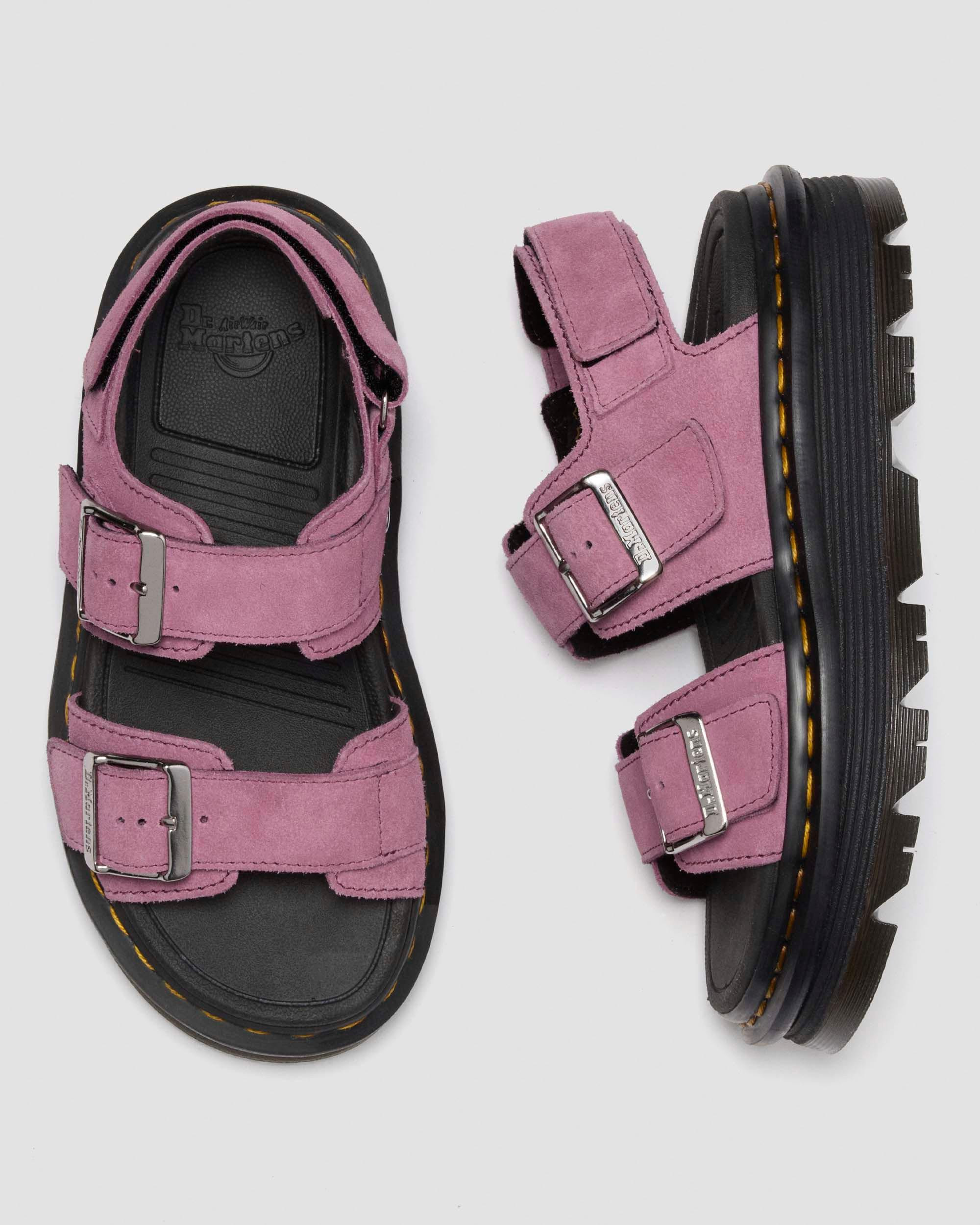 Zebzag Suede Sandals - 10