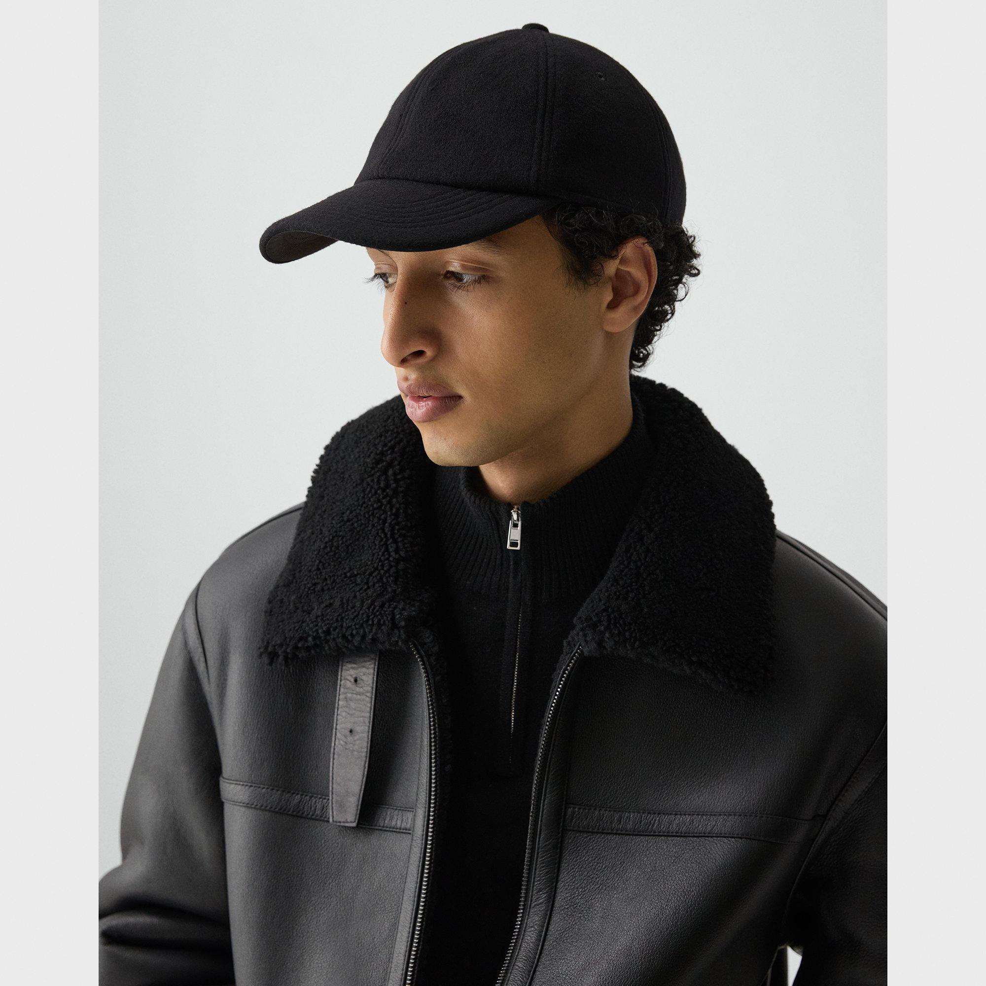 Baseball Cap in Double-Face Wool-Cashmere - 2