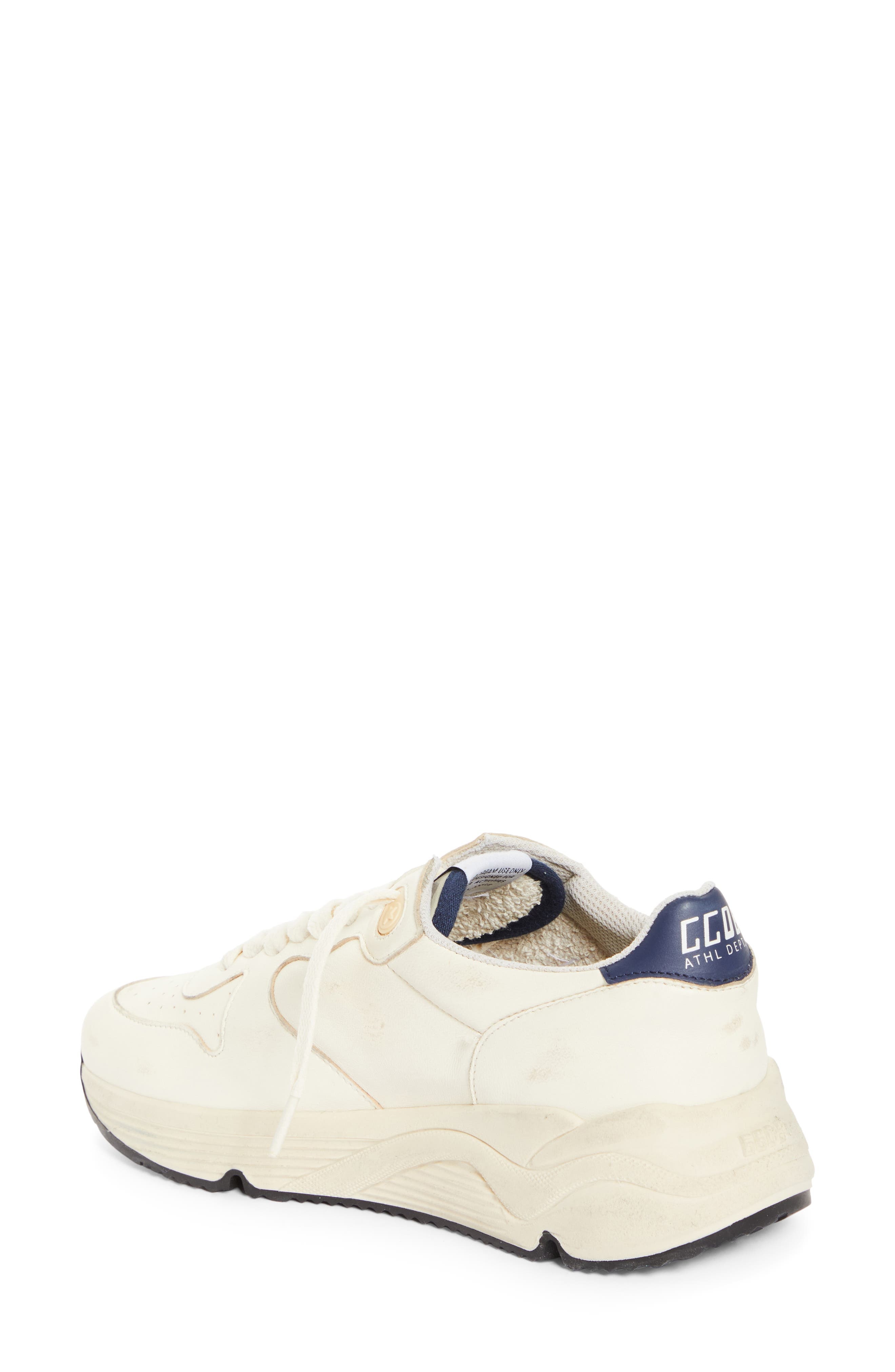 Golden Goose Running Sole Sneaker in White/Pink at Nordstrom - 2