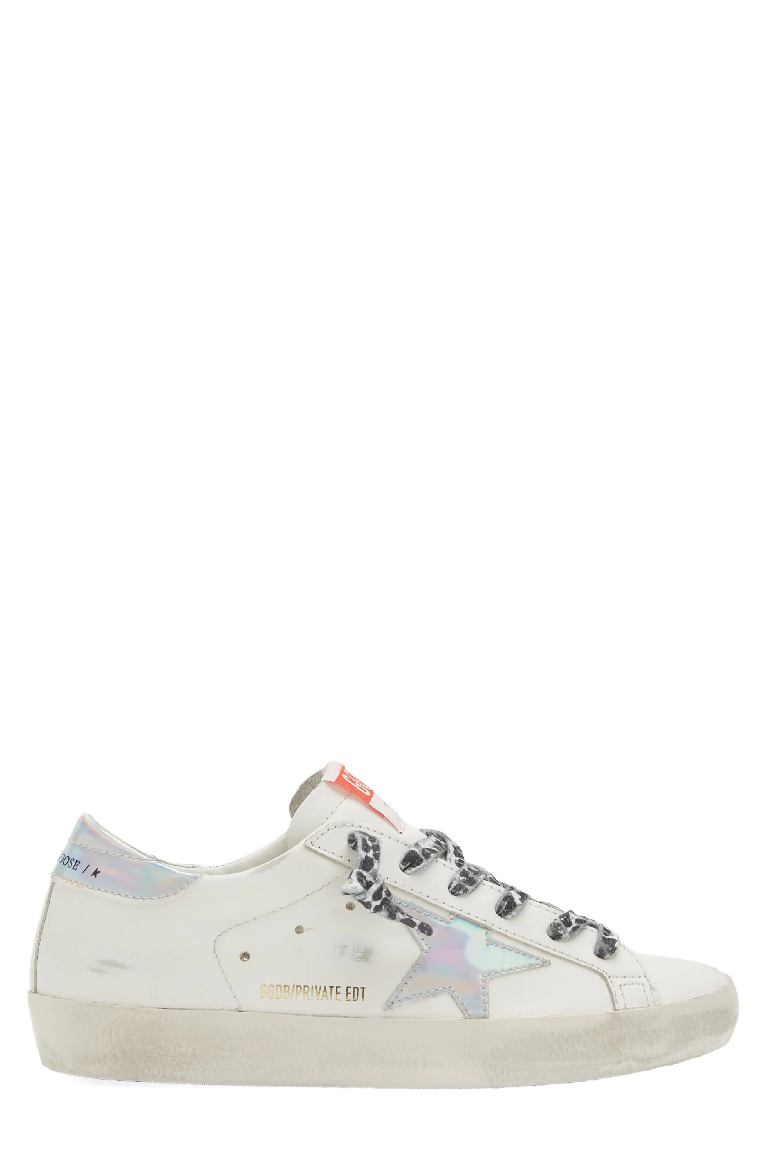 Super-Star Sneaker in Optic White/Silver - 3