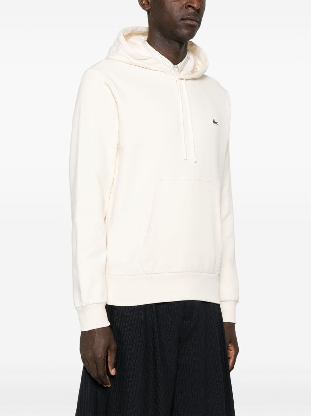 crocodile-patch hoodie - 3