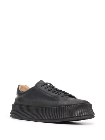 Jil Sander lace-up low-top sneakers outlook