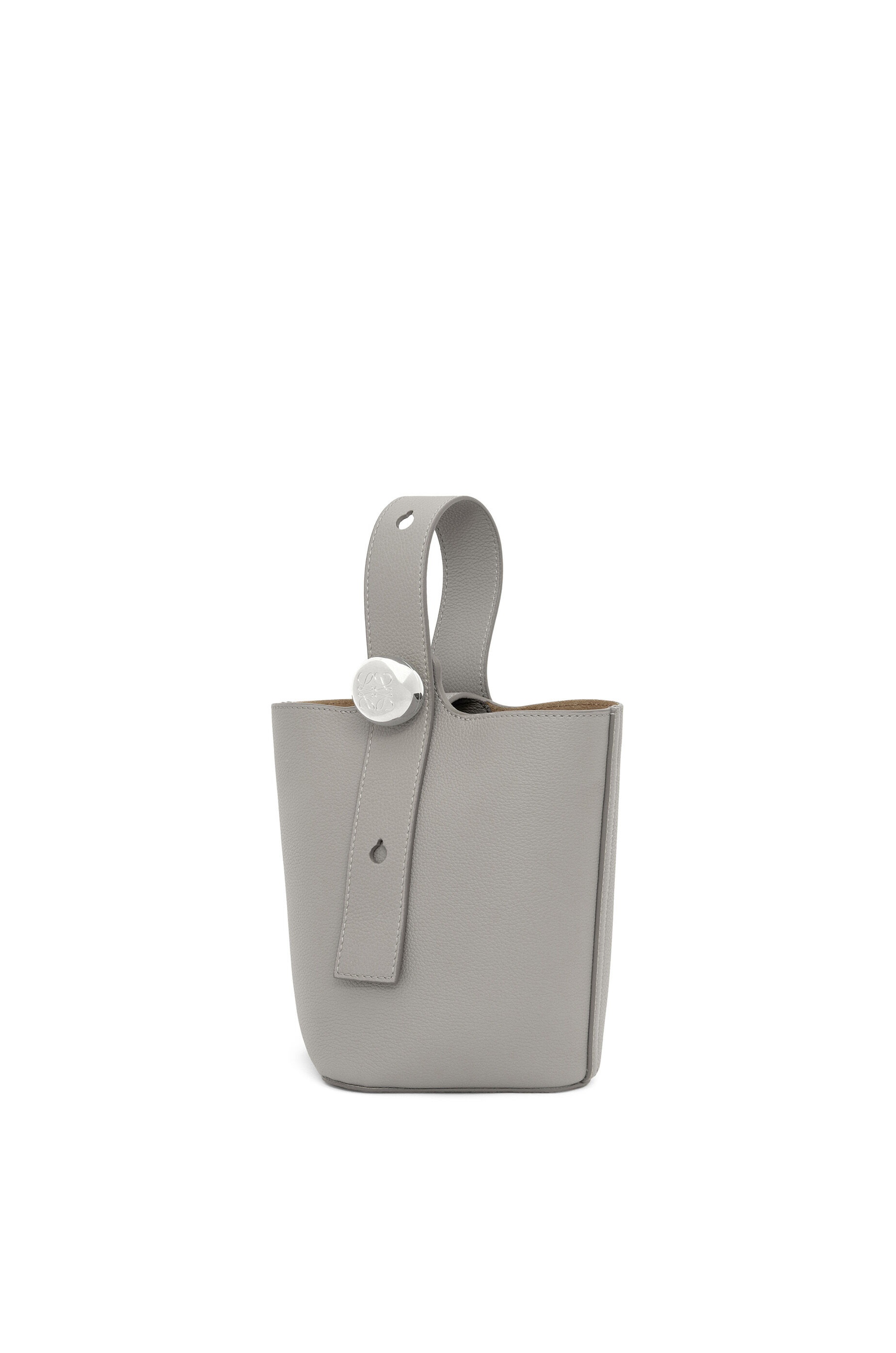Mini Pebble Bucket bag in soft grained calfskin - 2
