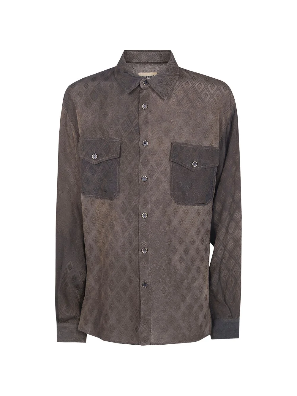 buttoned diamond shirt - 1