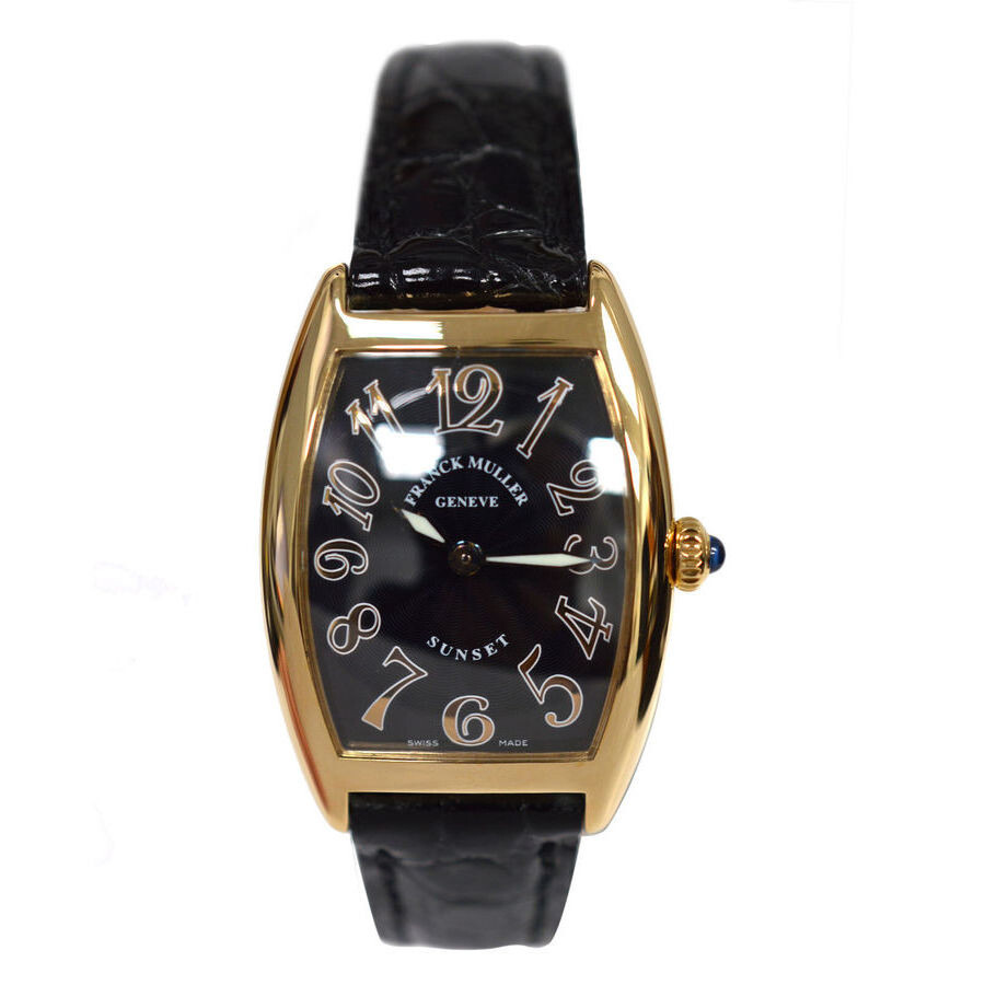 Pre-owned Franck Muller Muller Sunset Quartz Black Dial Ladies Watch 1752 - 2