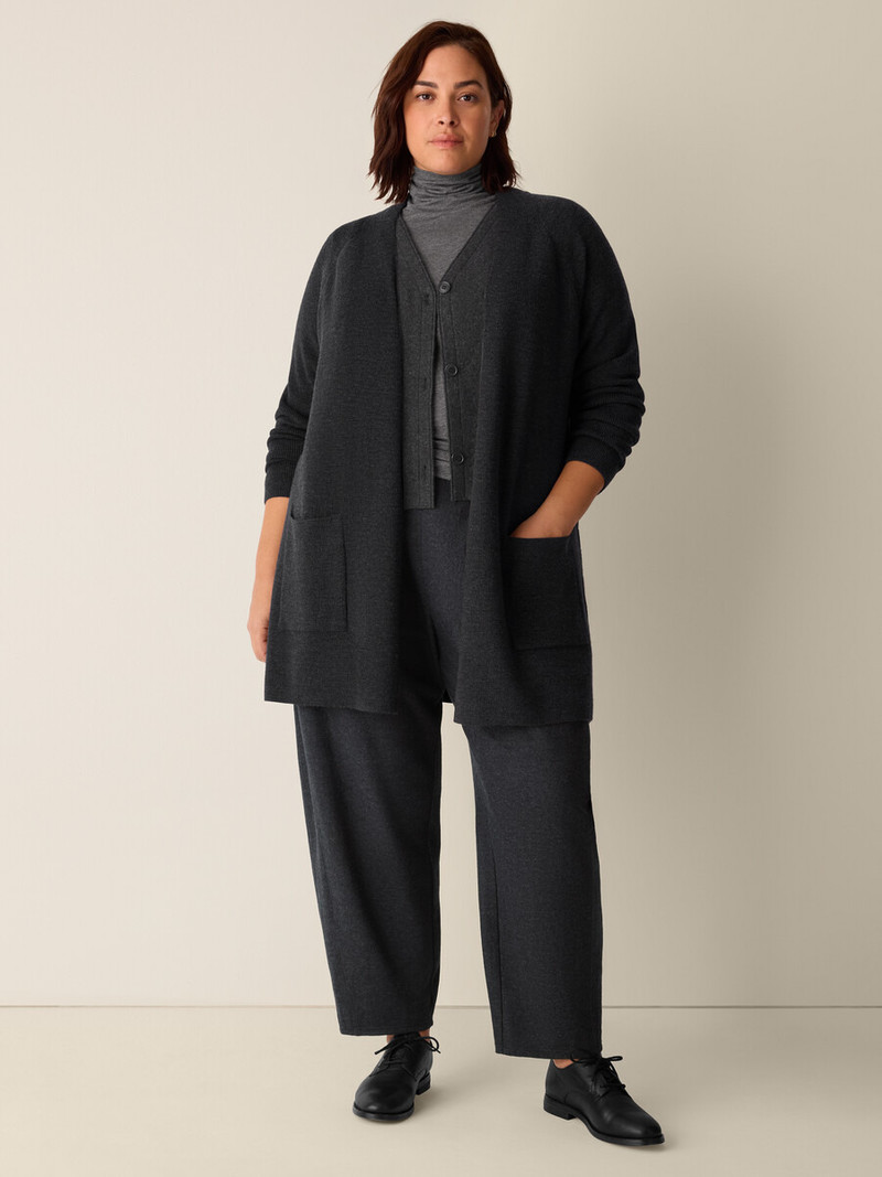 Merino Long Cardigan in Regenerative Wool 6