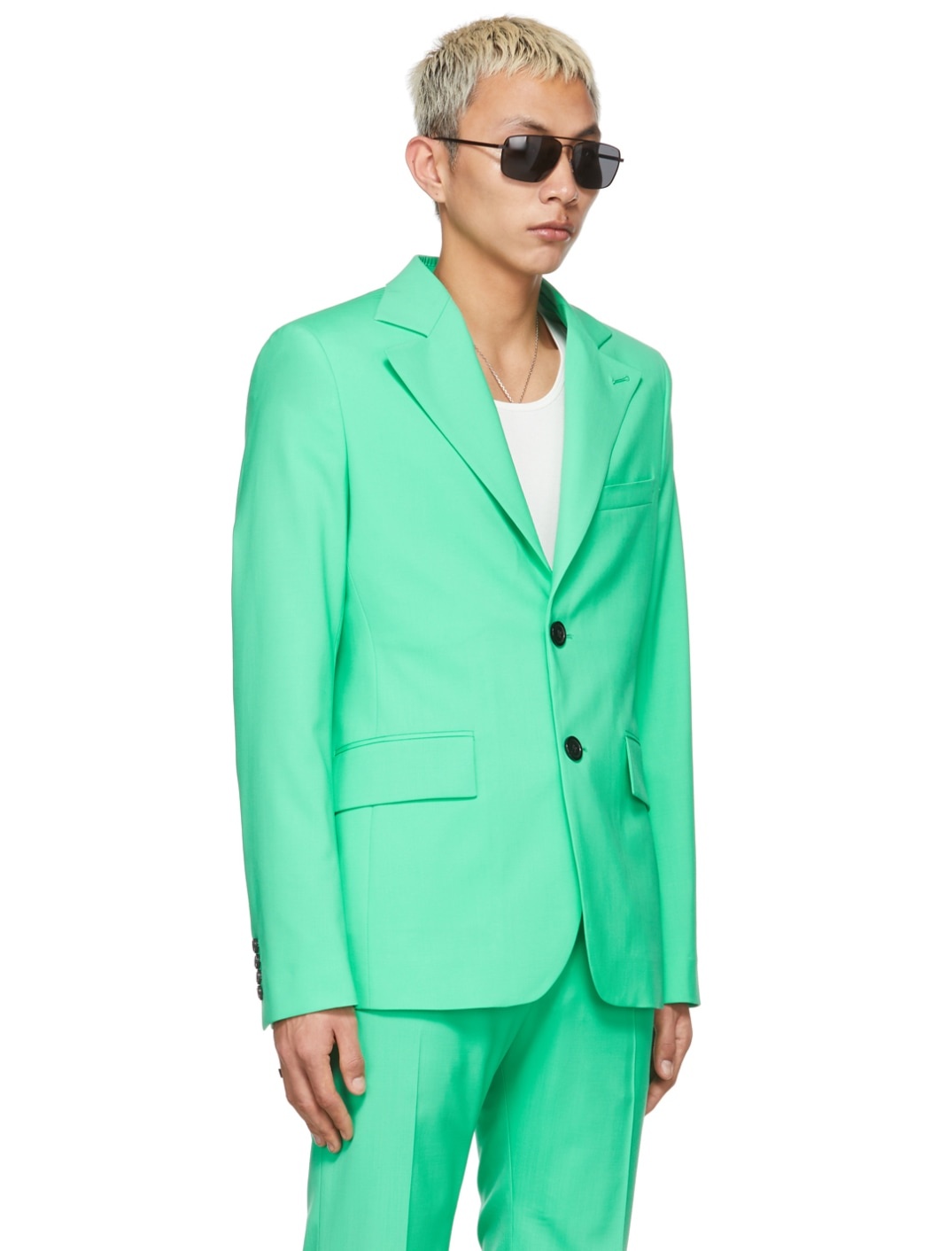 SSENSE Exclusive Green 70's Blazer - 2