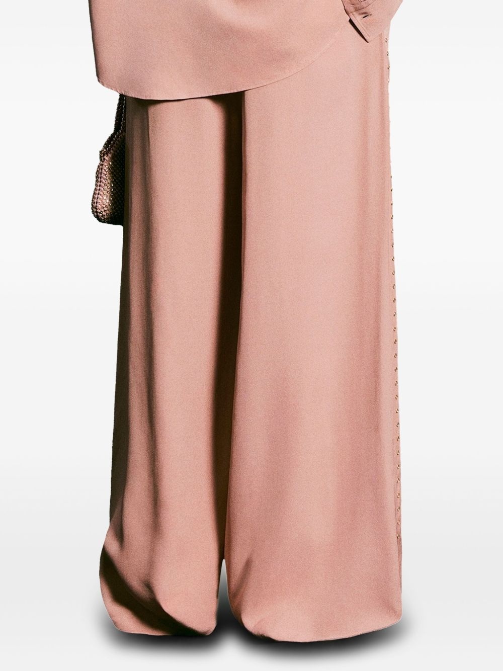 stud-embellished trousers - 3