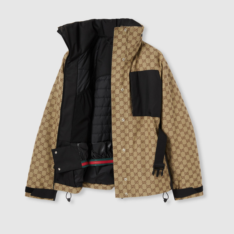 GG technical fabric jacquard jacket 7