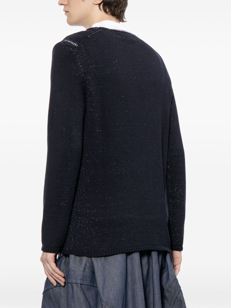 round-neck long-sleeve jumper 5